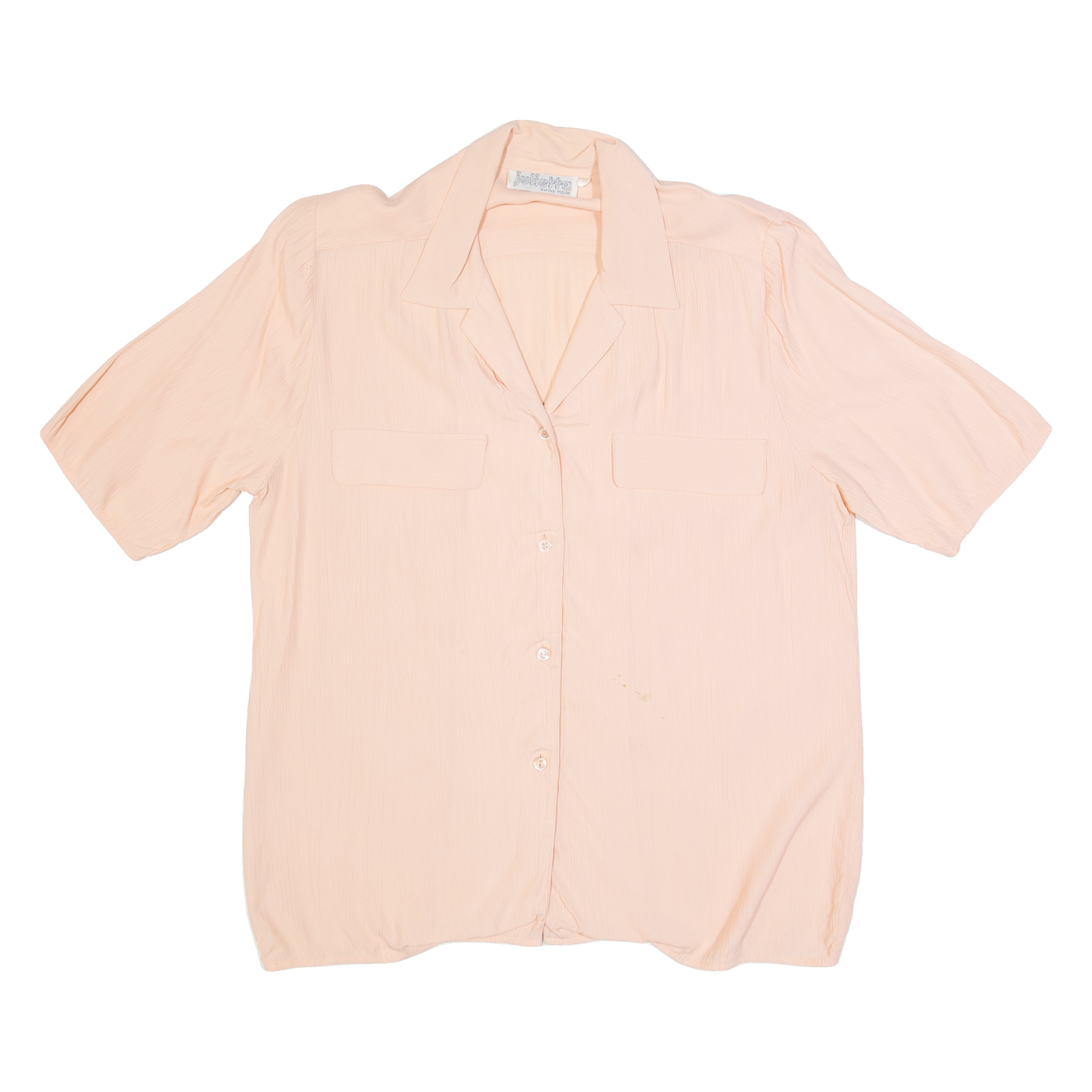 JULIETTA Womens Shirt Pink Collared 90s Viscose M Refurbished - N/A refurbished available on Cerqular