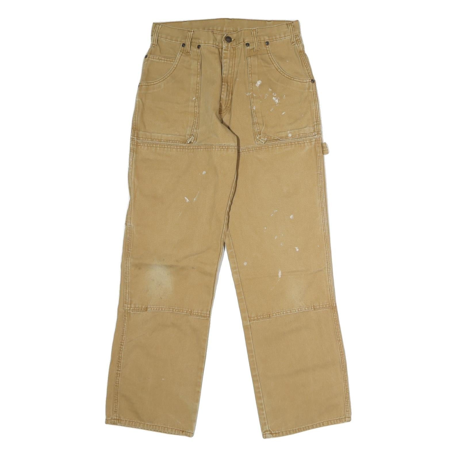 DICKIES Mens Jeans Beige Regular Straight Denim W30 L30 Workwear Cotton Zip Refurbished - N/A refurbished available on Cerqular