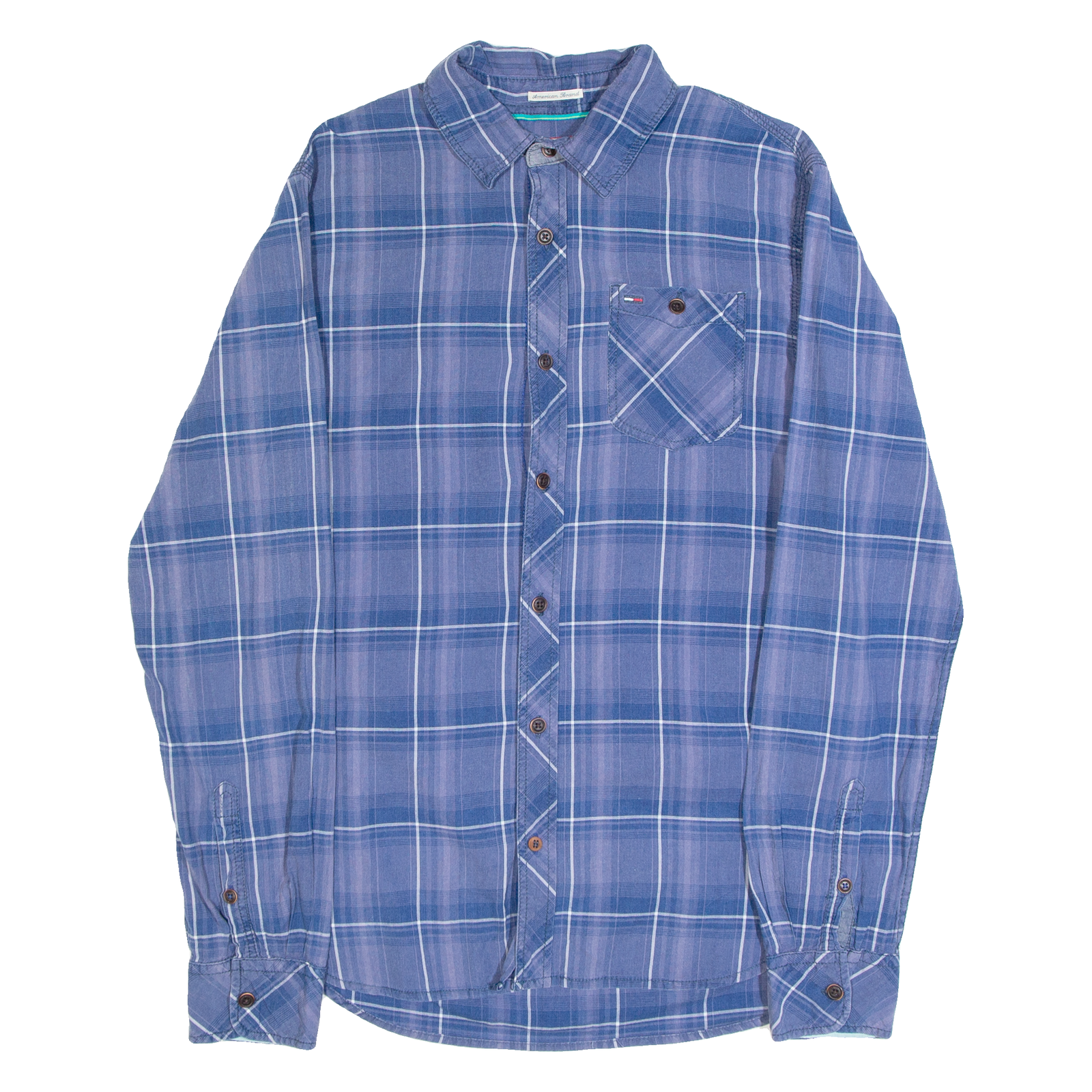 Buy TOMMY HILFIGER Mens Shirt Blue Check Long Sleeve M Refurbished - $17.15 TOMMY HILFIGER Mens Shirt Blue Check Long Sleeve M Refurbished - N/A refurbished available on Cerqular