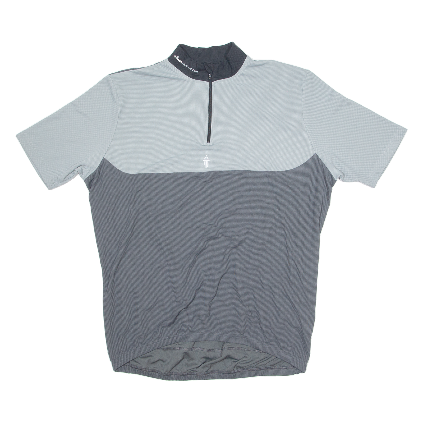 DECATHLON CREATION B'Twin Cycling Mens Jersey Grey 1/4 Zip XL Refurbished - N/A refurbished available on Cerqular