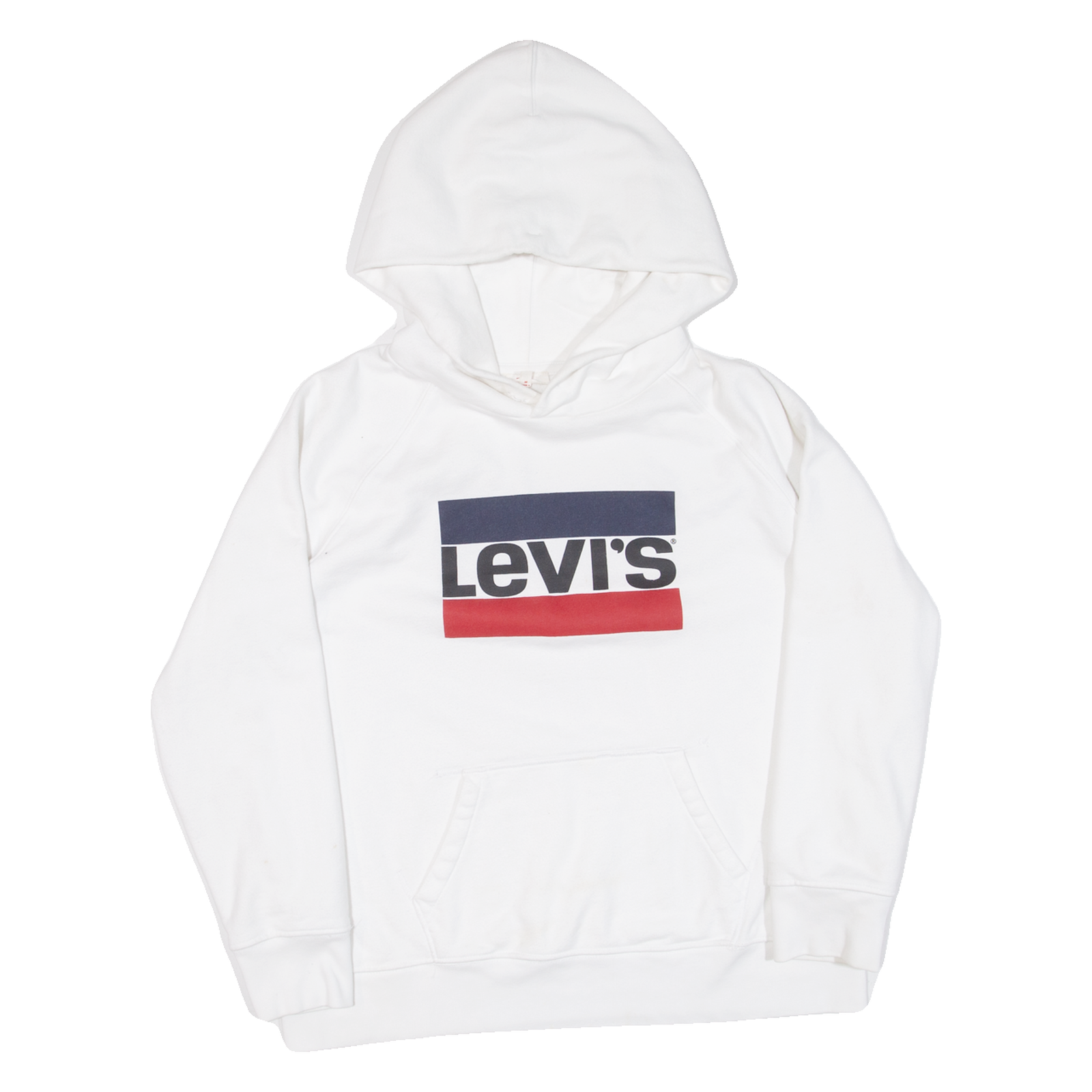 LEVI'S Womens White Hoodie L Refurbished - N/A refurbished available on Cerqular