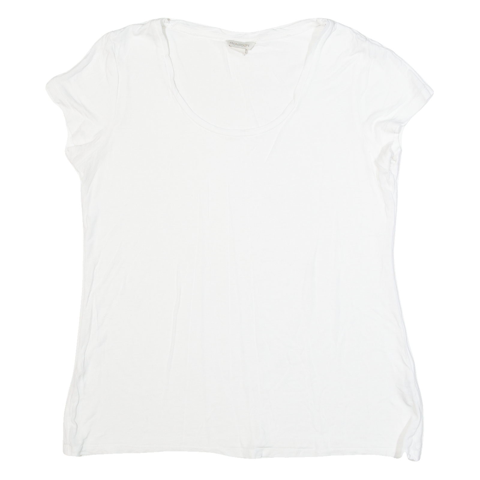 MONSOON Womens Top White UK 10 Refurbished - N/A refurbished available on Cerqular