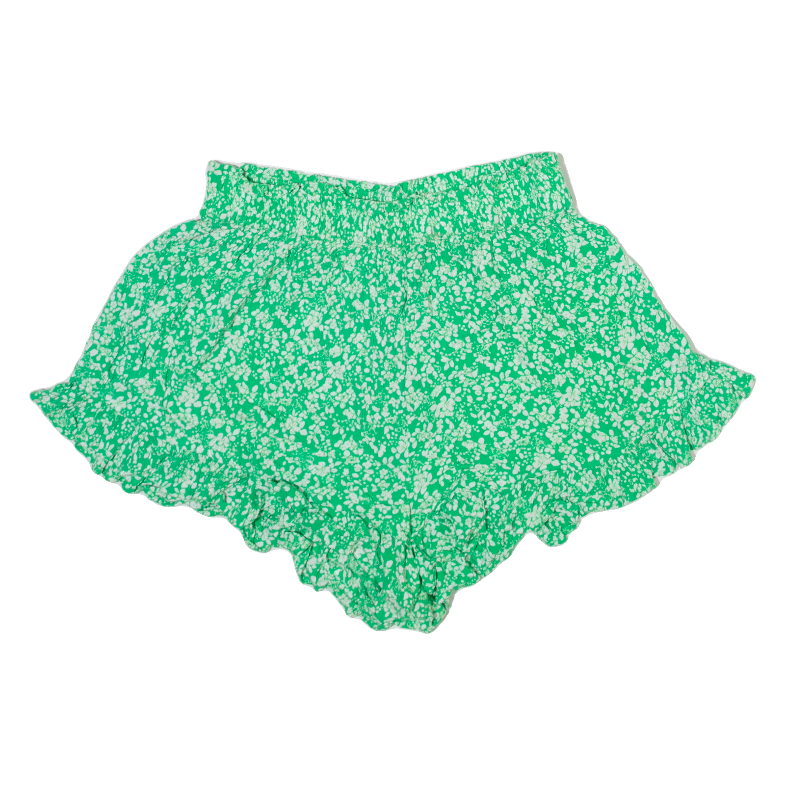 ZARA Womens Casual Shorts Green Floral M W26 Refurbished - N/A refurbished available on Cerqular