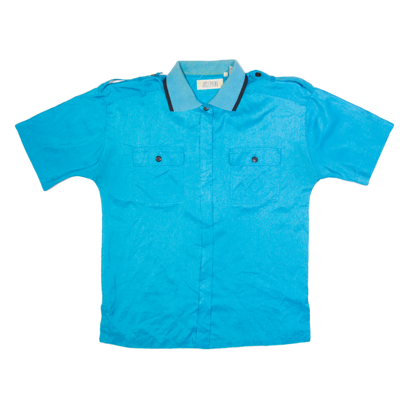 Buy JOSEPHINE Womens Plain Shirt Blue 90s M Refurbished - $16.89 JOSEPHINE Womens Plain Shirt Blue 90s M Refurbished - N/A refurbished available on Cerqular