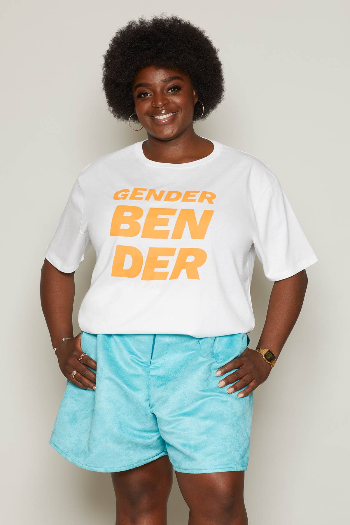 Gender Bender T-Shirt (White) | size: S Refurbished - N/A refurbished available on Cerqular