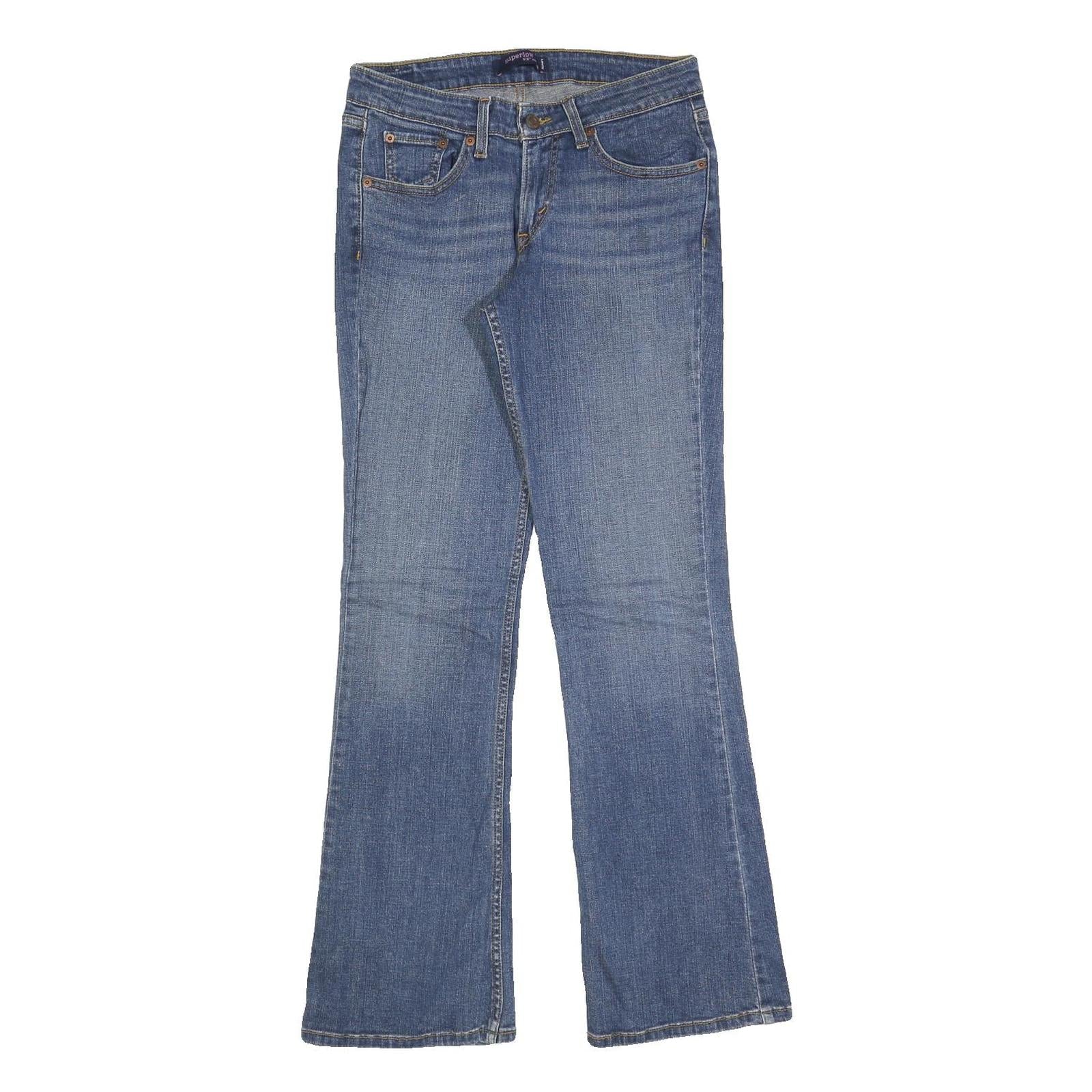 LEVI'S 518 Womens Jeans Blue Regular Bootcut Denim Medium W28 L32 Classic Fit Refurbished - N/A refurbished available on Cerqular