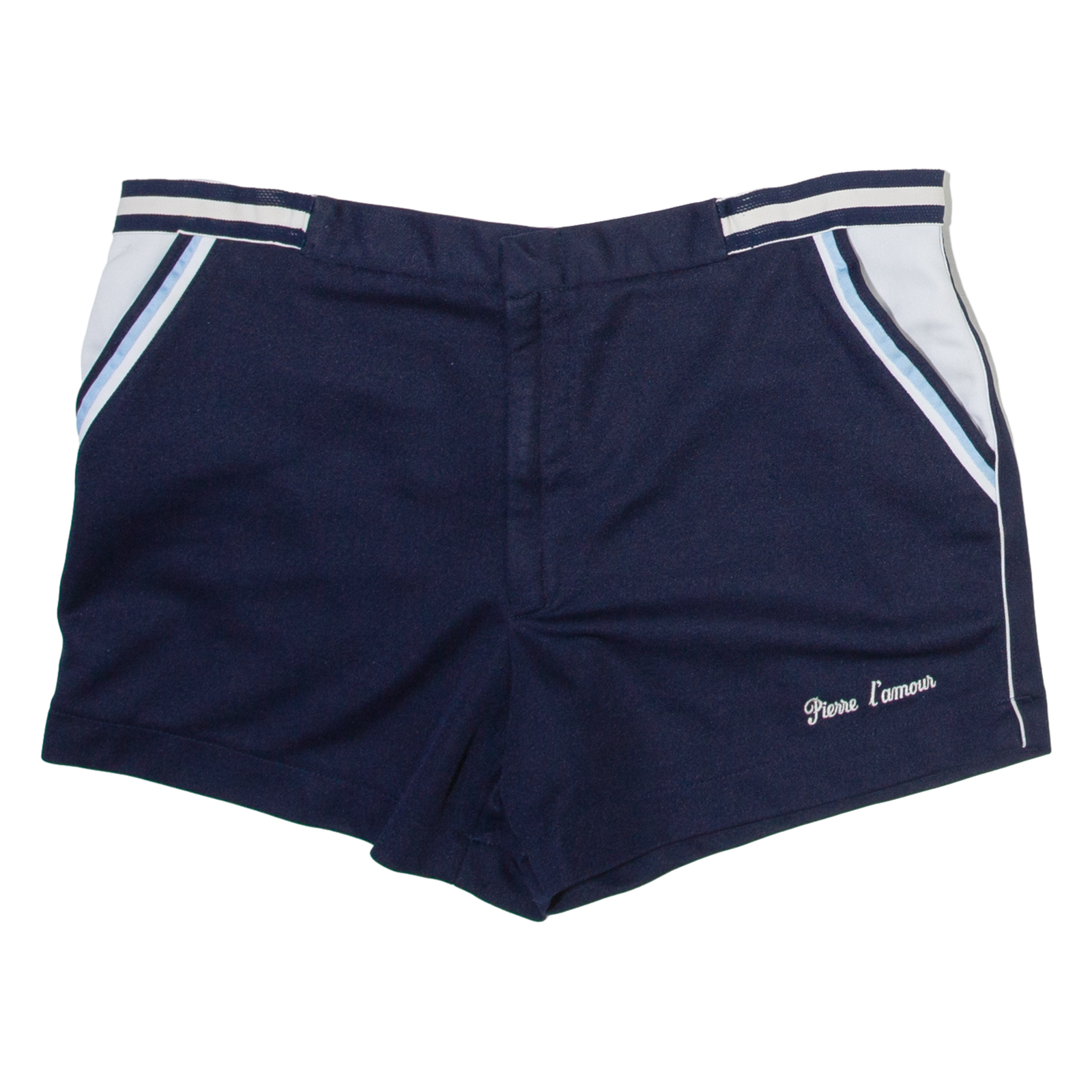 PIERRE L'AMOUR Womens Casual Shorts Blue XL W36 Refurbished - N/A refurbished available on Cerqular