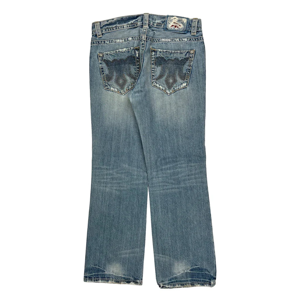 Buy Mek Denim Boot Cut Jeans - 35W 34L Light Wash Cotton Refurbished - $87.09 Mek Denim Boot Cut Jeans - 35W 34L Light Wash Cotton Refurbished - Thrifted (note: this is a term often used to describe second- refurbished available on Cerqular