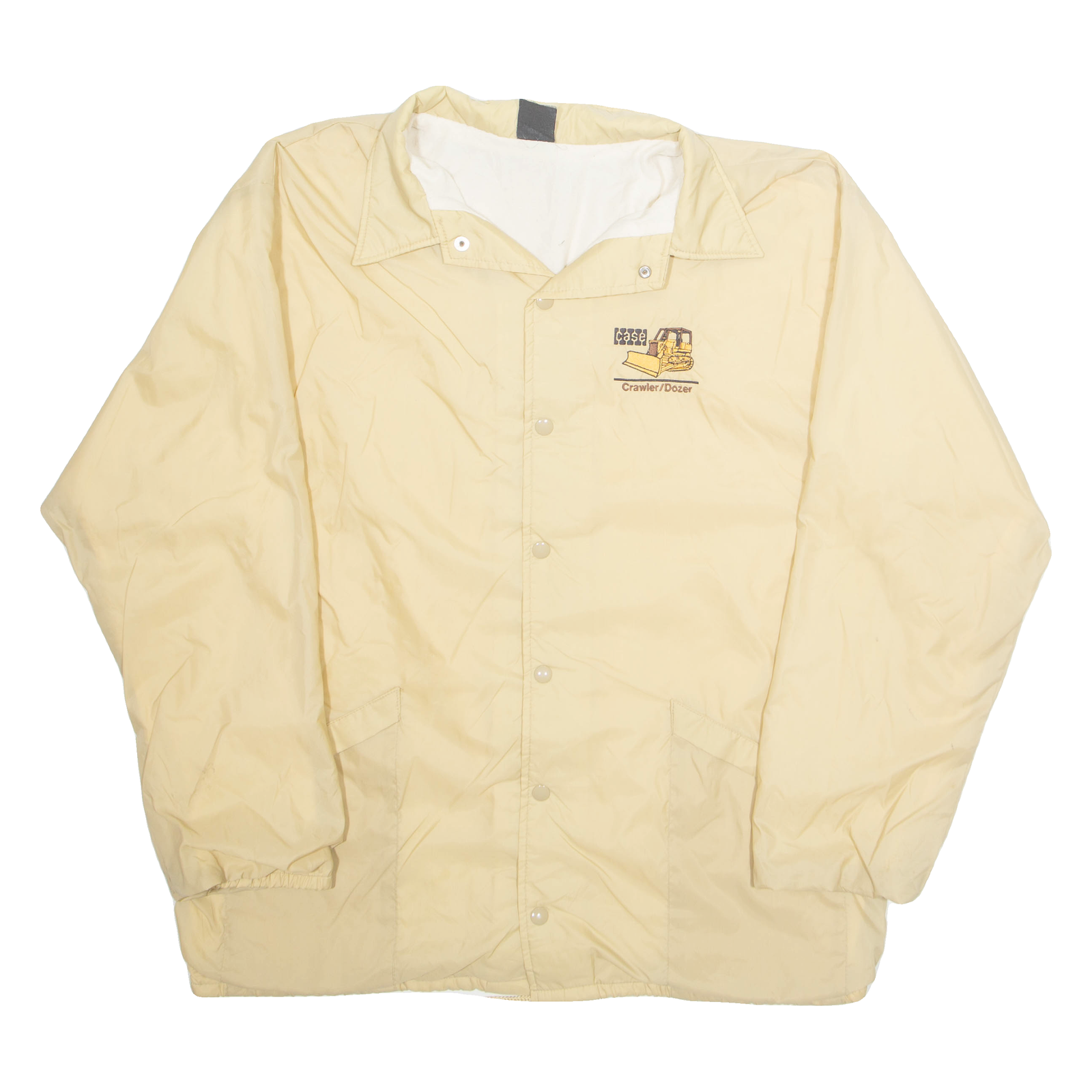 CRAWLER DOZER Mens Shell Jacket Beige XL Refurbished - N/A refurbished available on Cerqular
