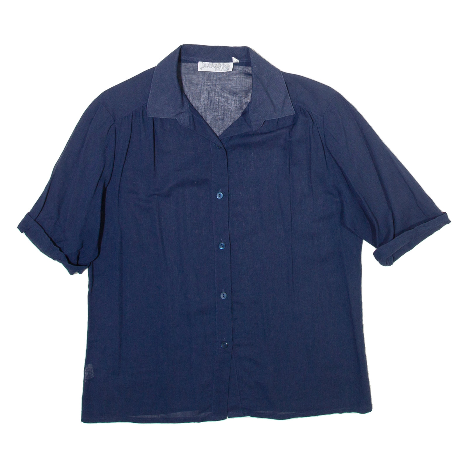 JULIETTA Womens Shirt Blue Collared M Refurbished - N/A refurbished available on Cerqular