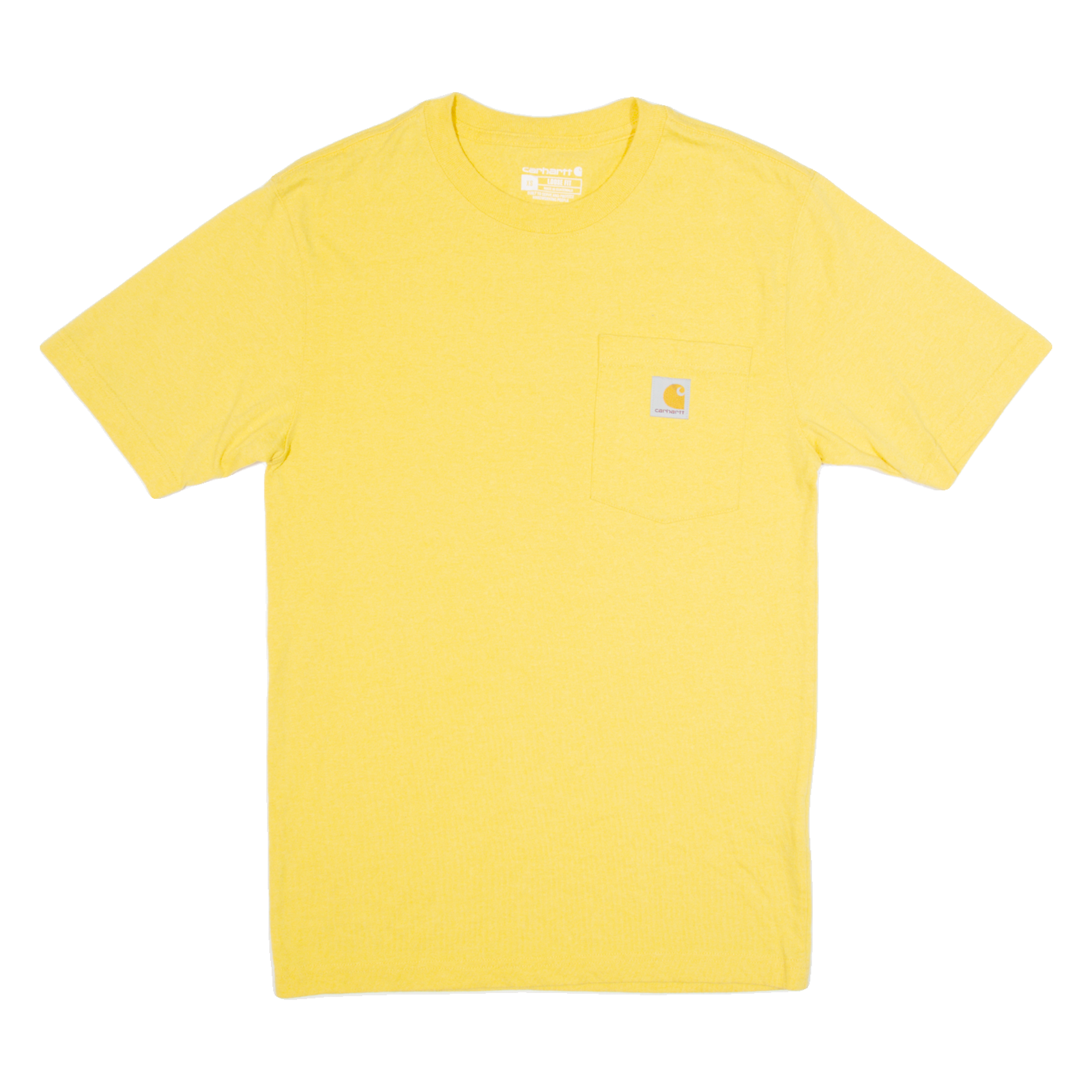 CARHARTT Loose Fit Mens T-Shirt Yellow XS Refurbished - N/A refurbished available on Cerqular
