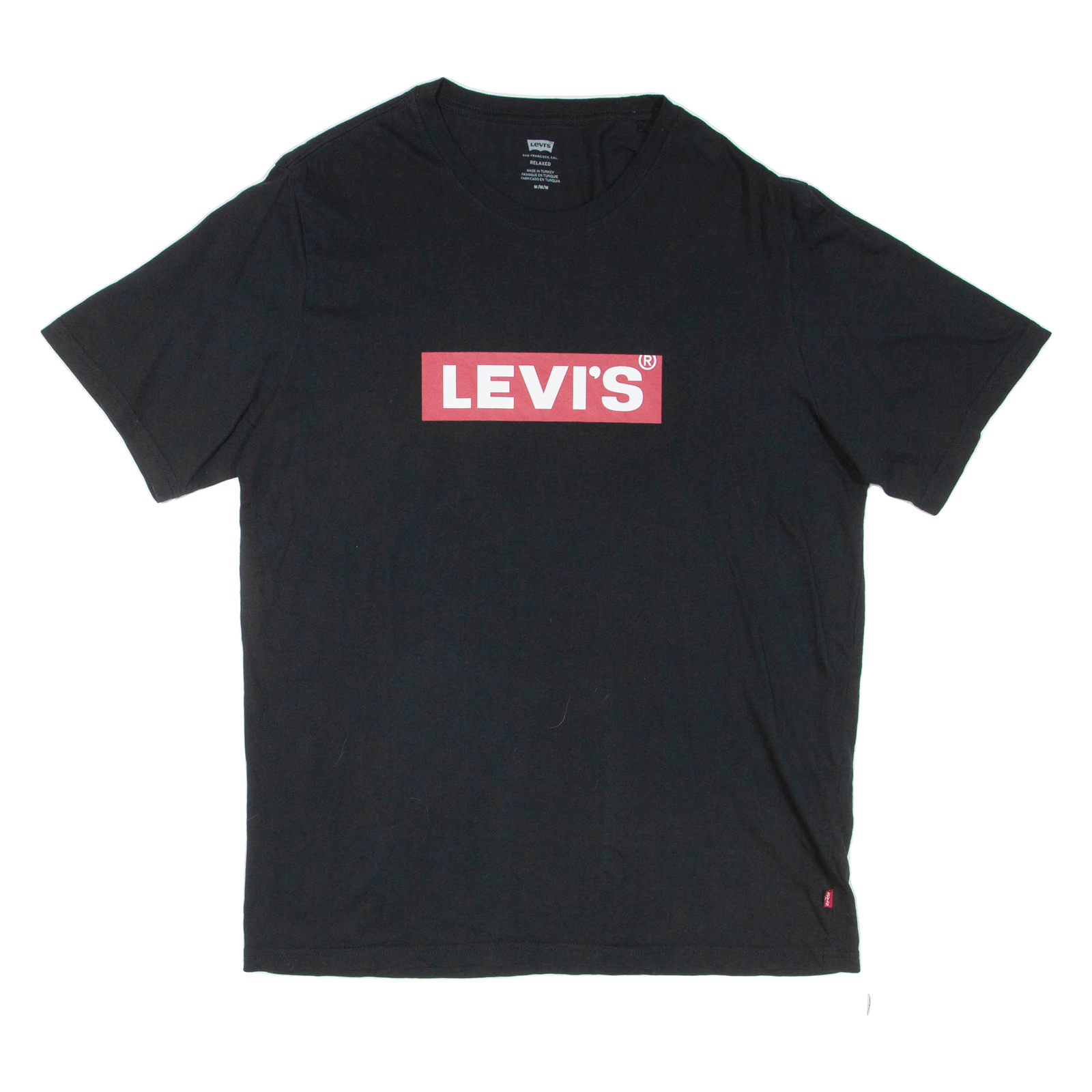 LEVI'S Mens T-Shirt Black M Refurbished - N/A refurbished available on Cerqular