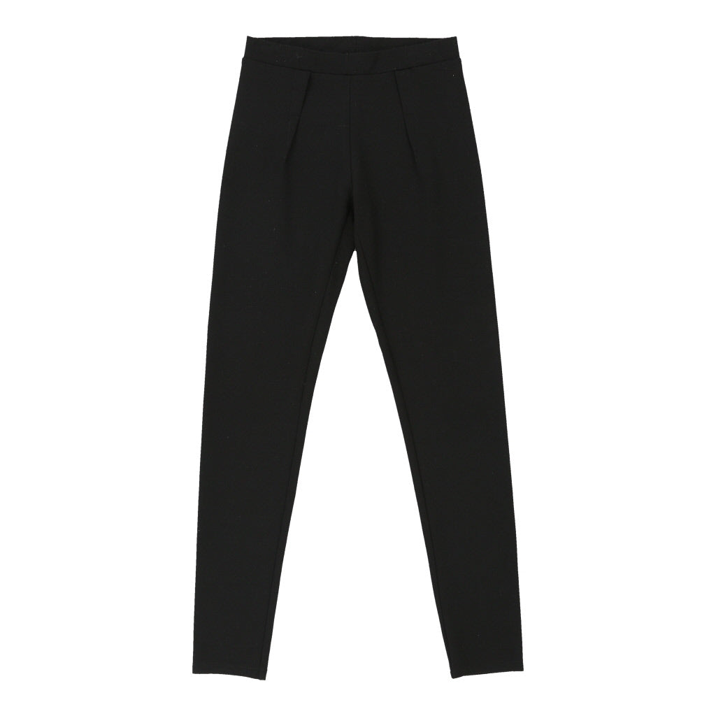 Gf Ferre Trousers - 27W UK 8 Black Cotton Refurbished - Thrifted (note: this is a term often used to describe second- refurbished available on Cerqular