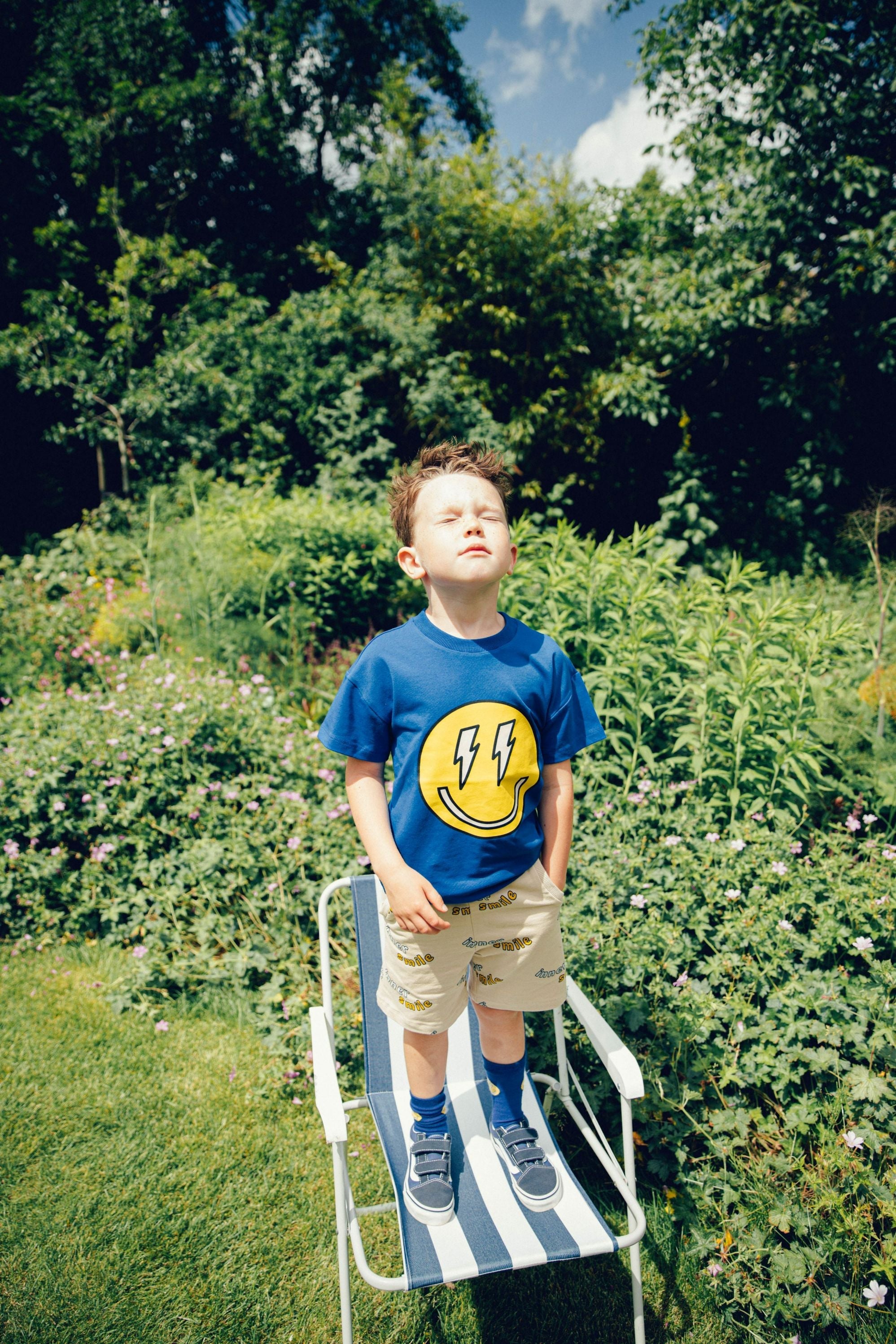 Kid's T-shirt smile | Size: 1-2 years Refurbished - N/A (Note: This brand may not be well-known globally refurbished available on Cerqular