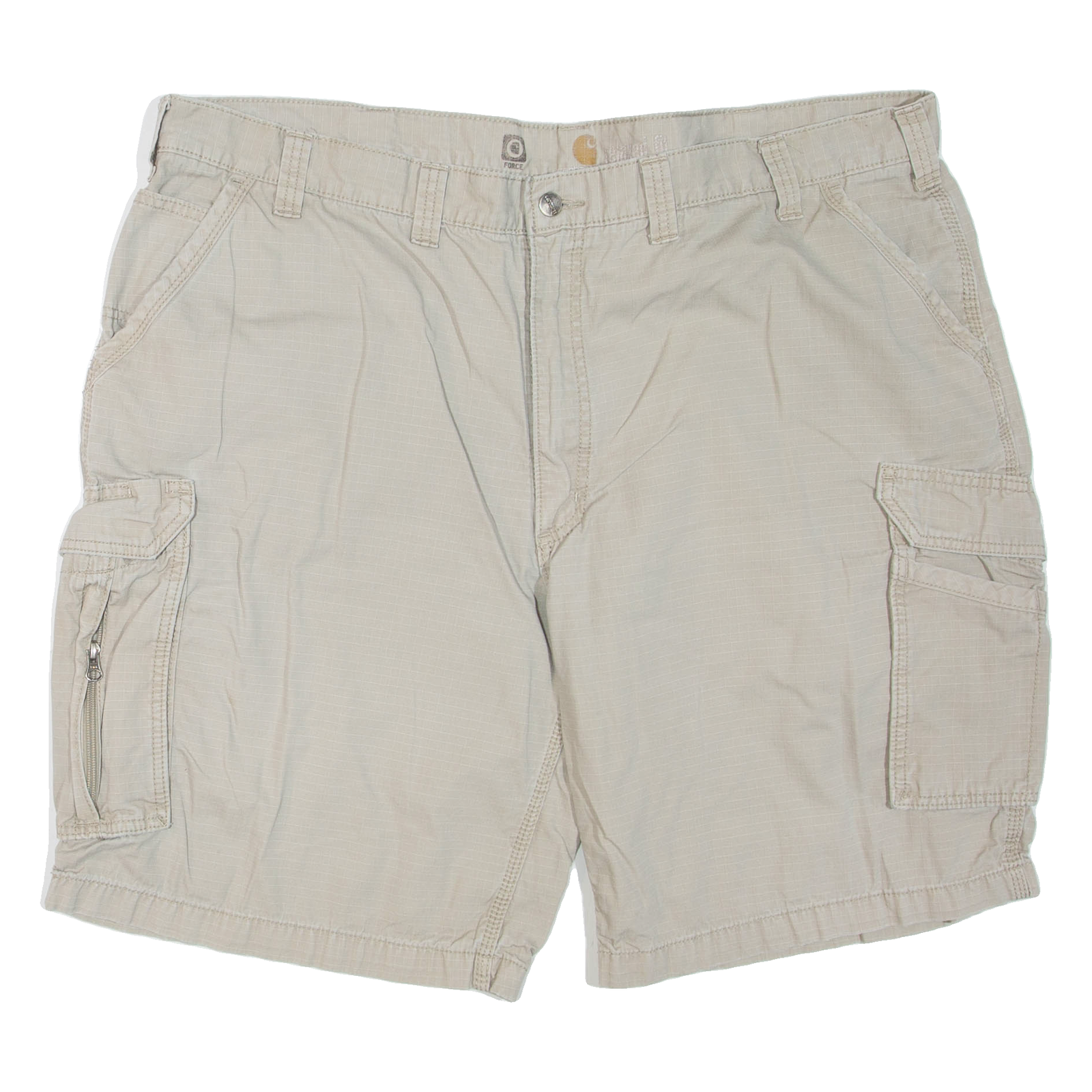 CARHARTT Mens Cargo Shorts Grey 2XL W44 Refurbished - N/A refurbished available on Cerqular