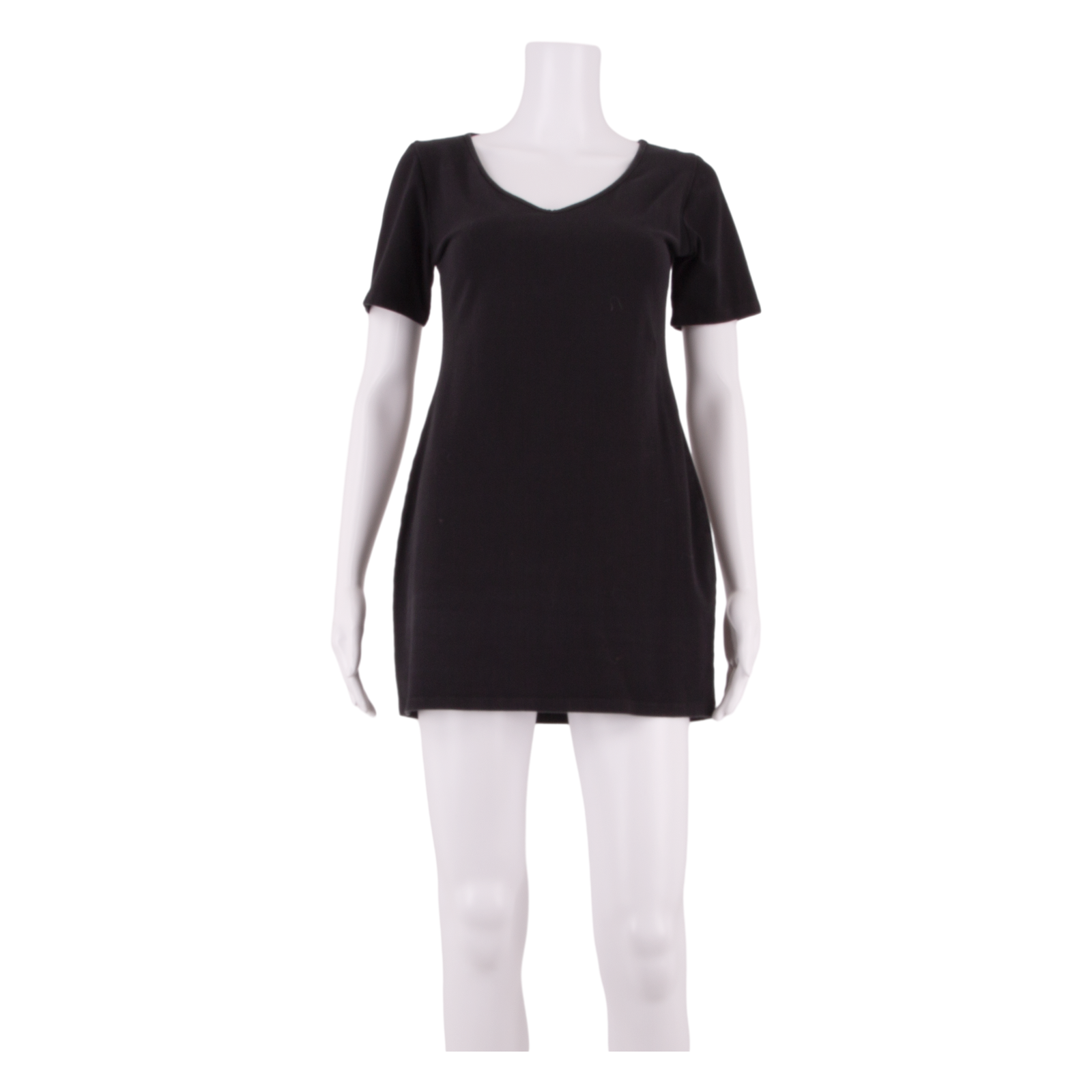 REFORMATION Womens Mini Dress Black Short Sleeve Short L Refurbished - N/A refurbished available on Cerqular