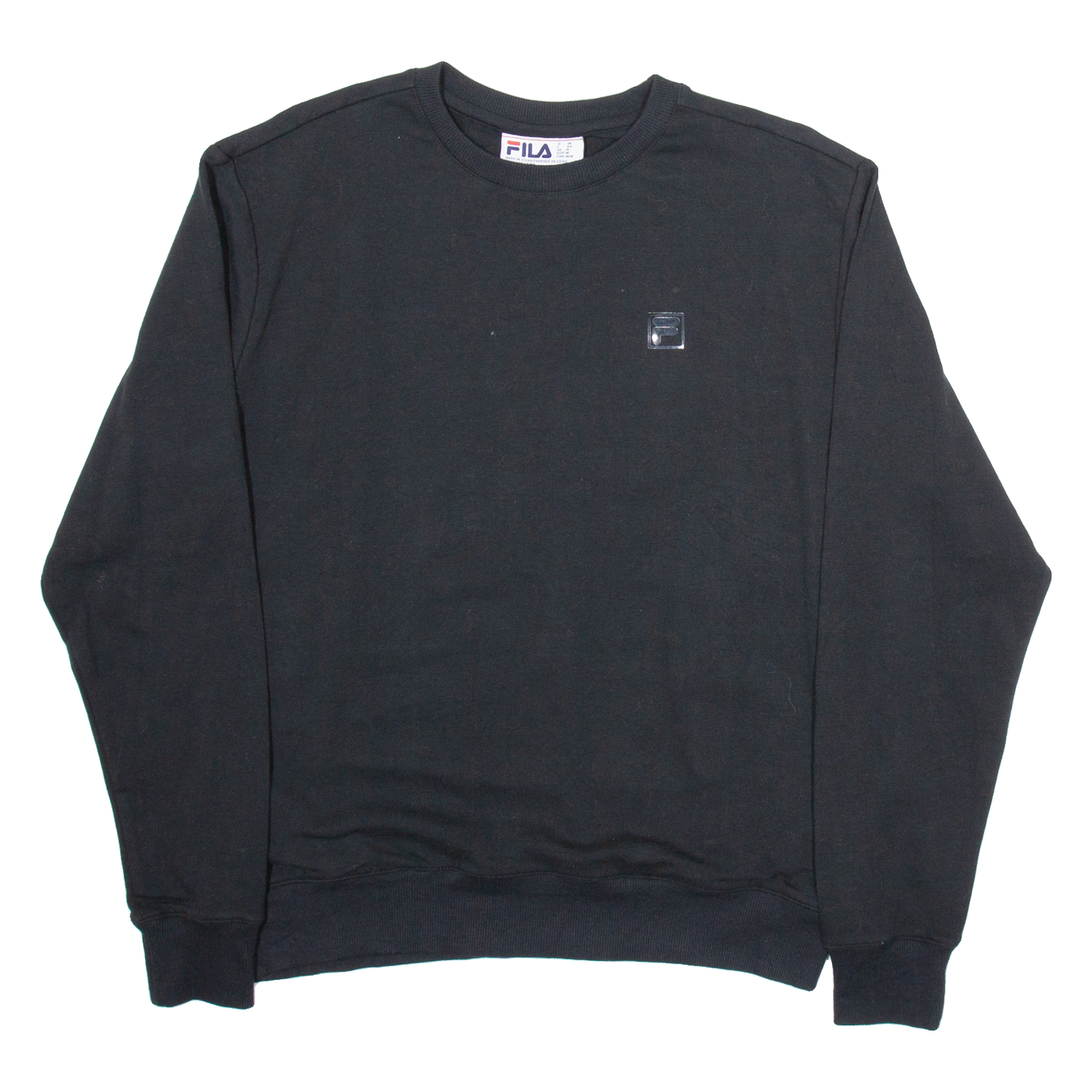 FILA Mens Sweatshirt Black M Refurbished - N/A refurbished available on Cerqular