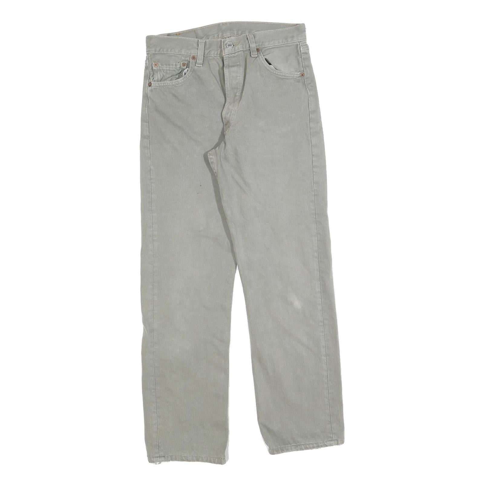 Buy LEVI'S 501 Mens Jeans Beige Regular Straight Denim W30 L27 Classic Button Fly Refurbished - $57.19 LEVI'S 501 Mens Jeans Beige Regular Straight Denim W30 L27 Classic Button Fly Refurbished - N/A refurbished available on Cerqular
