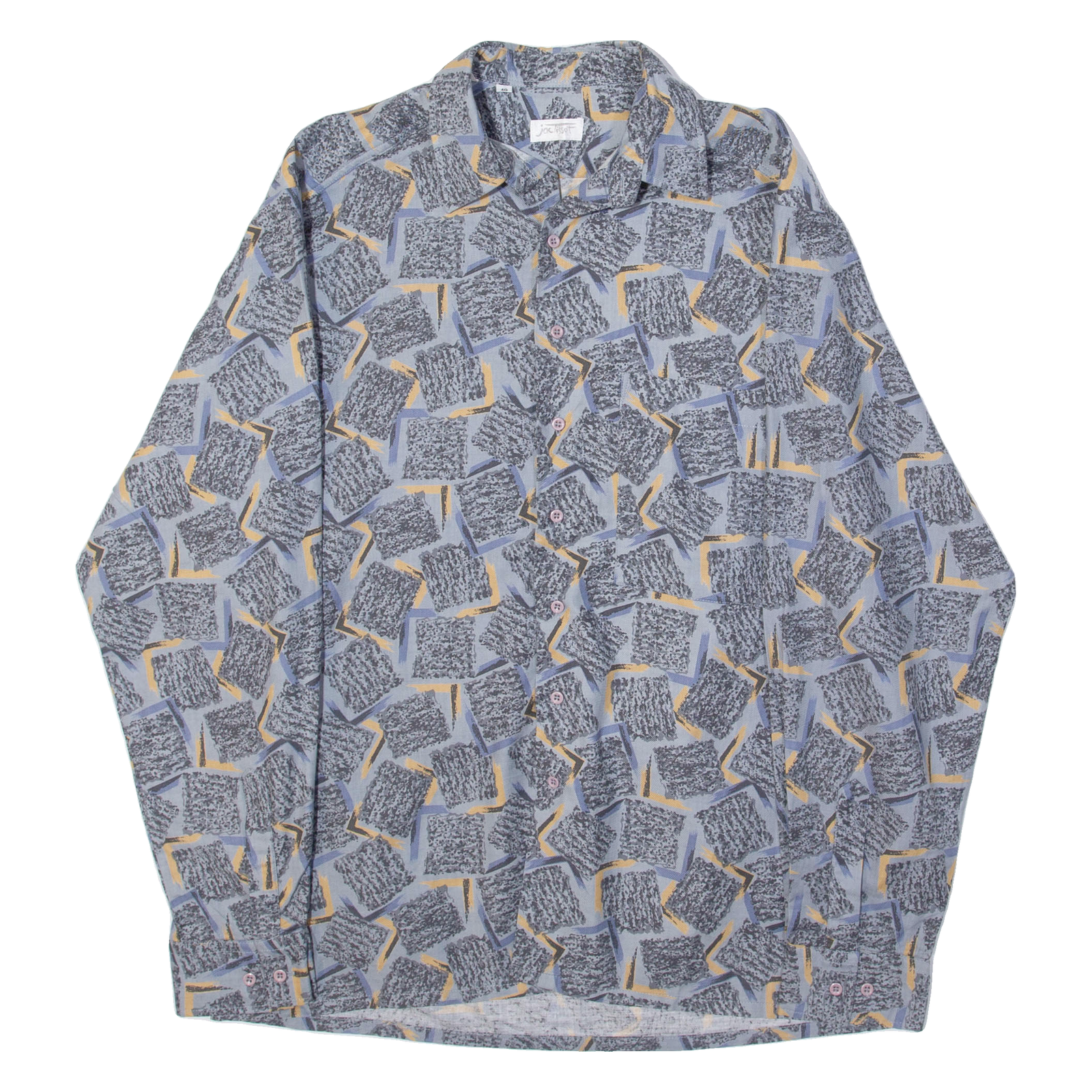 Buy JCK TISSOT Mens Shirt Grey Crazy Pattern Long Sleeve L Refurbished - $18.19 JCK TISSOT Mens Shirt Grey Crazy Pattern Long Sleeve L Refurbished - N/A refurbished available on Cerqular