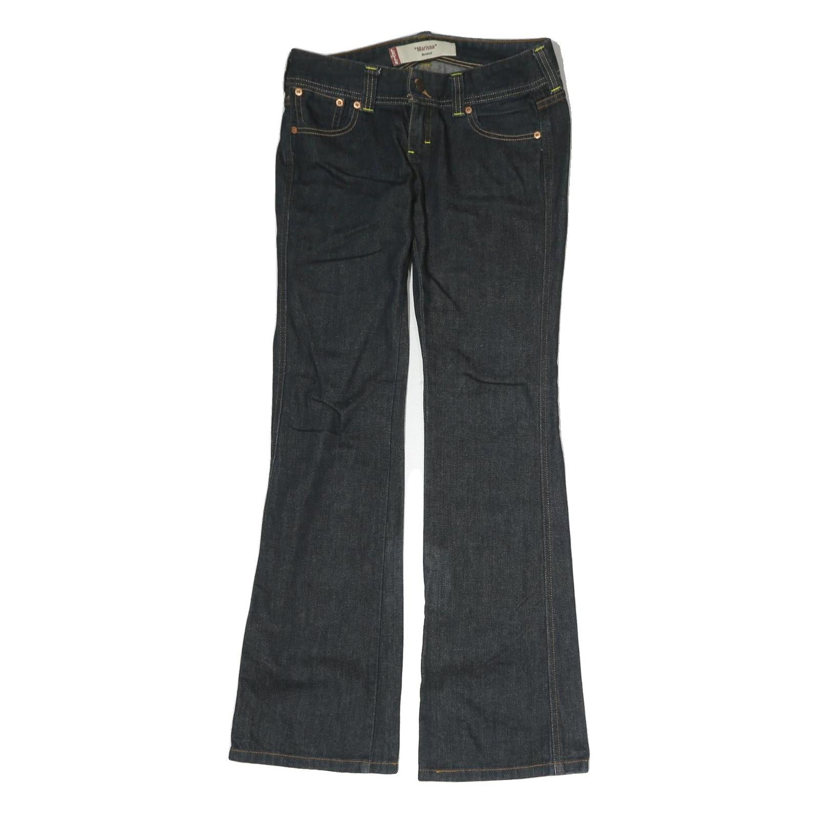 LEVI'S Womens Regular Blue Denim Flared Jeans W28 L33 Classic Cotton Zip Refurbished - N/A refurbished available on Cerqular