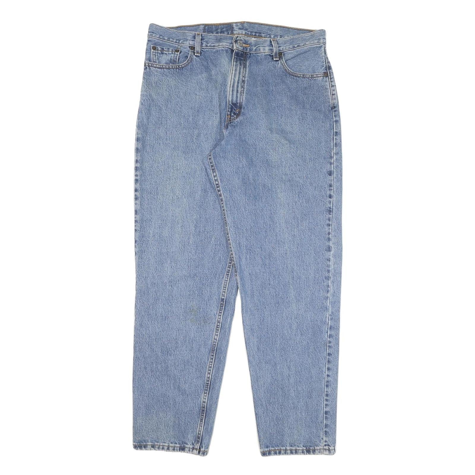 LEVI'S 560 Womens Jeans Blue Loose Straight Denim Medium W35 L31 Classic Fit Zip Refurbished - N/A refurbished available on Cerqular