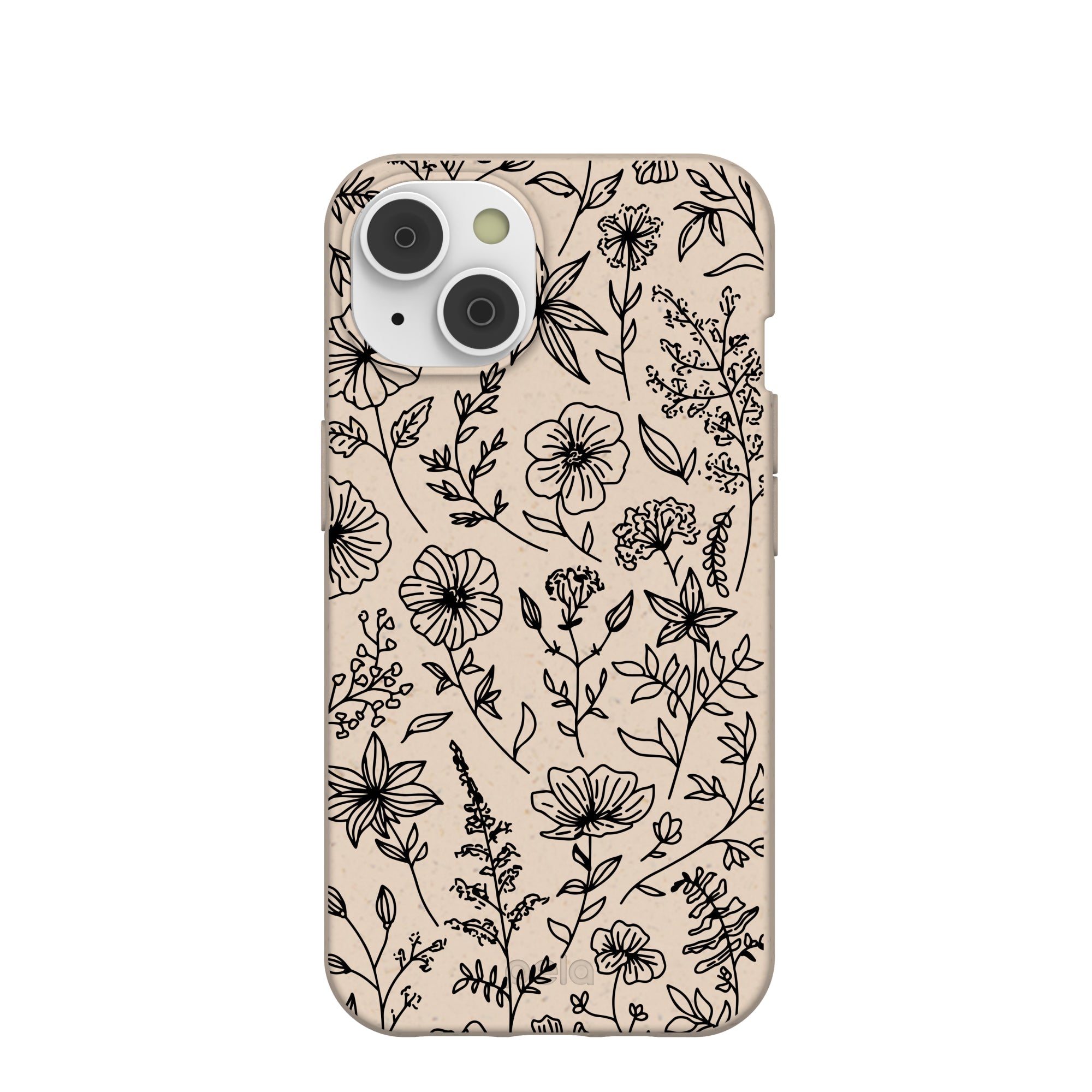 Seashell Wild Flower iPhone 14/16e Case Refurbished - Pela Case refurbished available on Cerqular