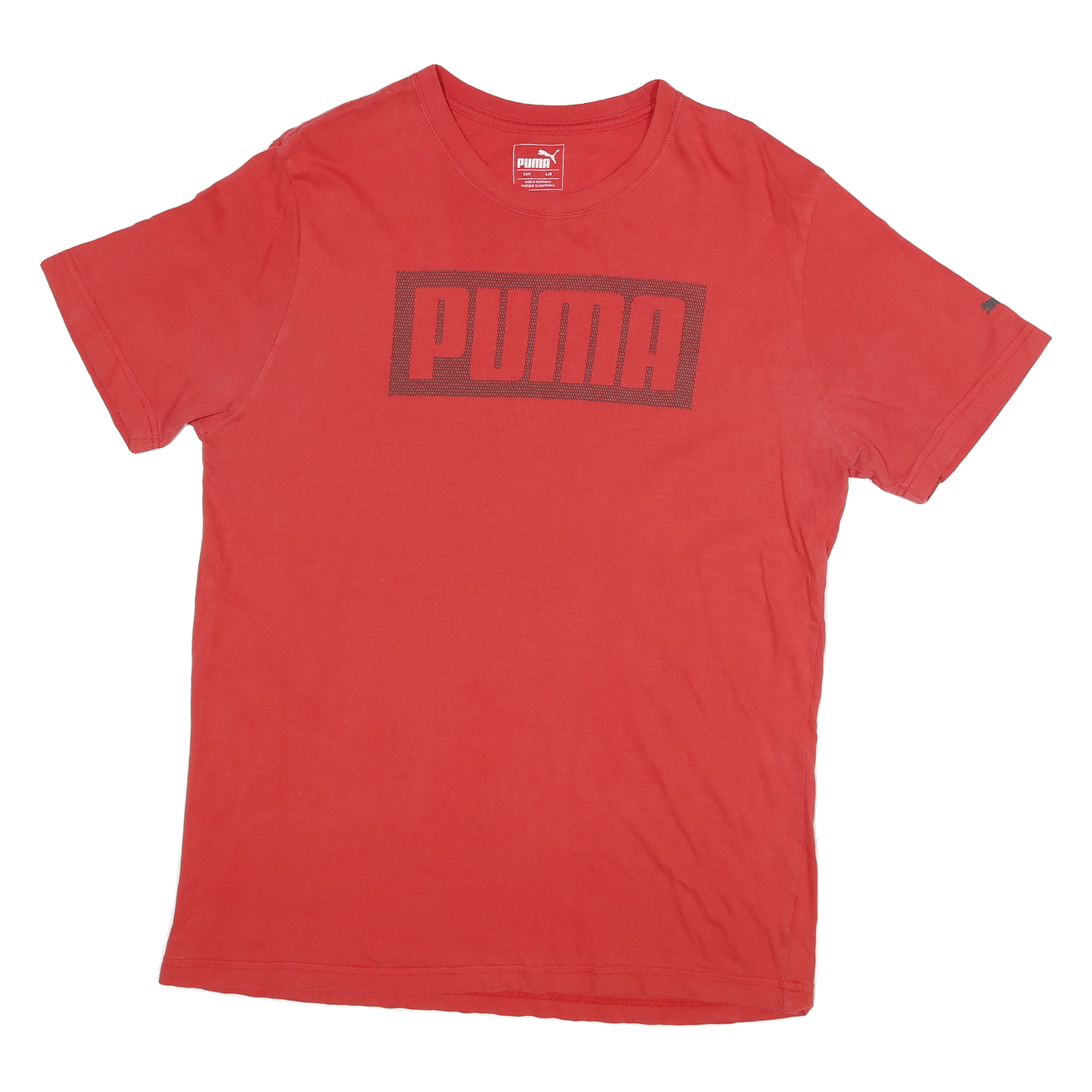 PUMA Mens Red Graphic T-Shirt L Short Sleeve Crew Neck Casual Sportswear Refurbished - N/A refurbished available on Cerqular