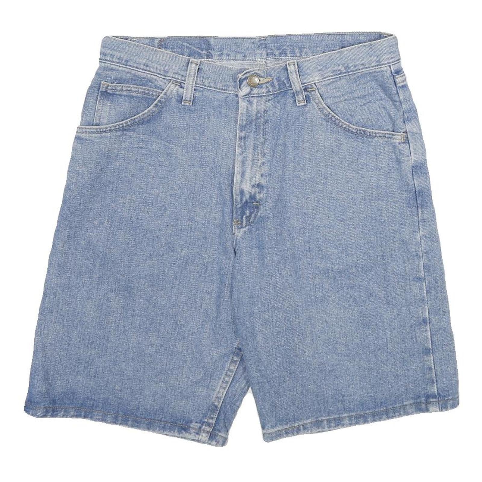 WRANGLER Mens Denim Shorts Light Blue M W32 Casual Cotton Summer Refurbished - N/A refurbished available on Cerqular