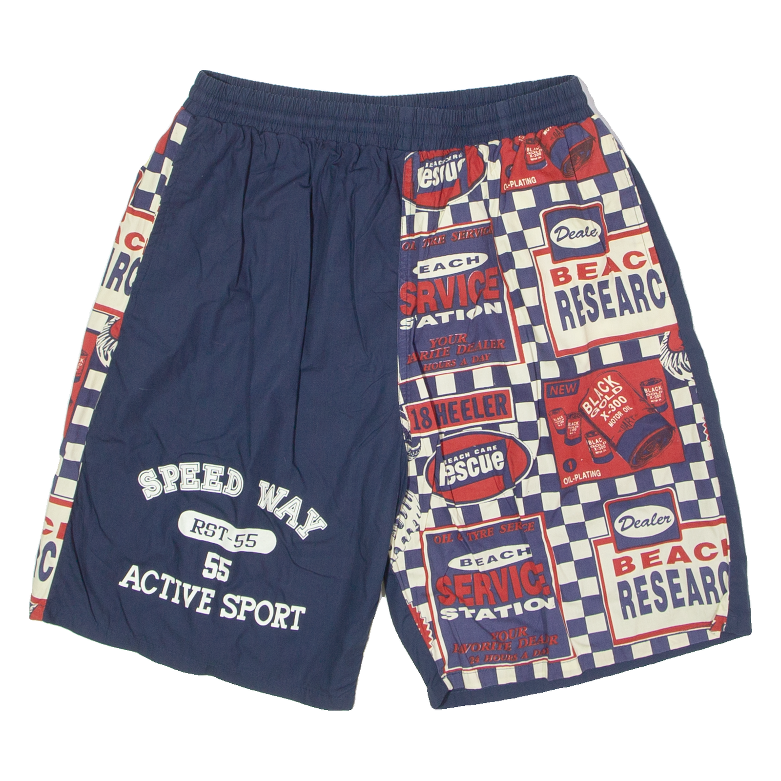 Buy SPEEDWAY Mens Swimming Shorts Blue Crazy Pattern L W28 Refurbished - $10.13 SPEEDWAY Mens Swimming Shorts Blue Crazy Pattern L W28 Refurbished - N/A refurbished available on Cerqular