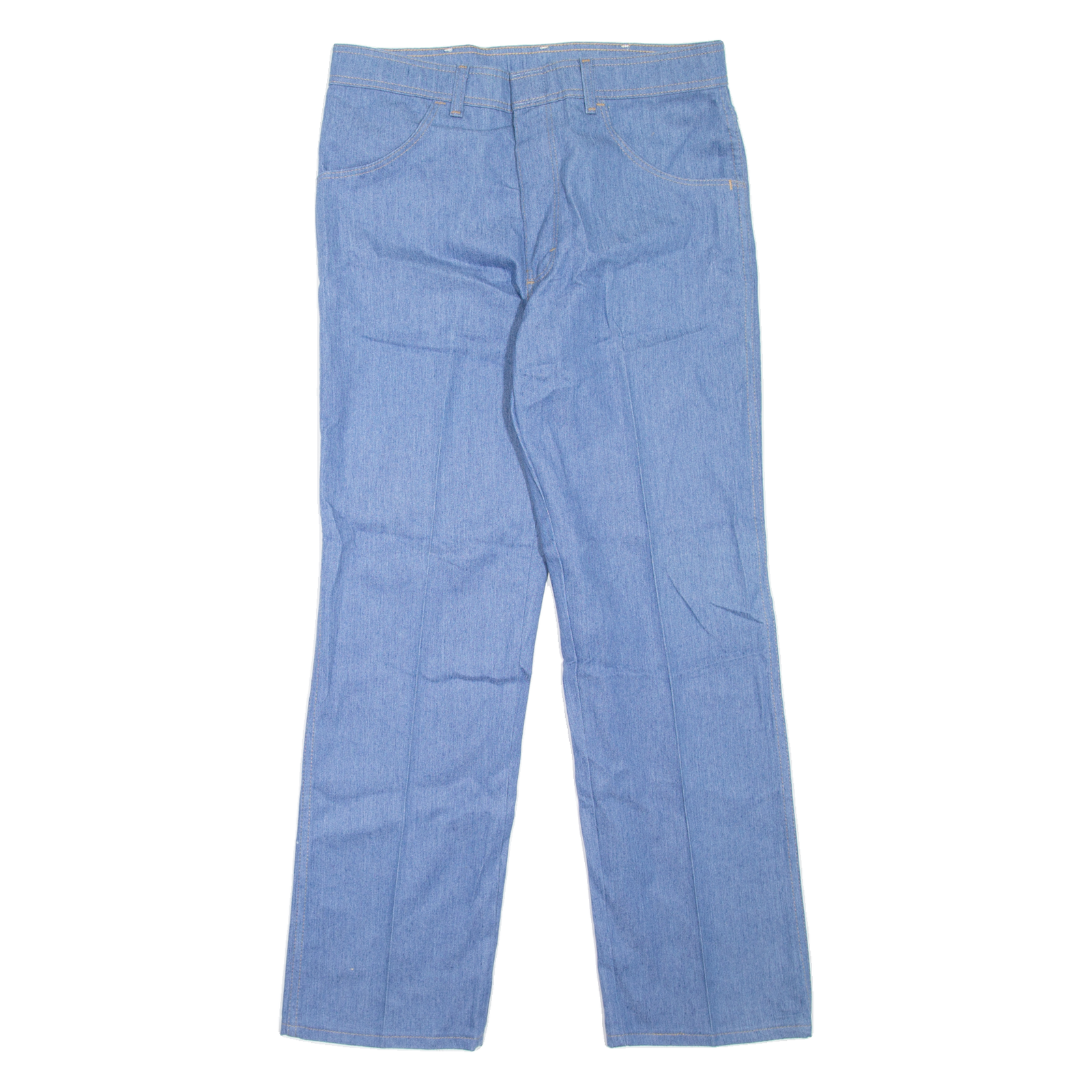 WRANGLER Mens Jeans Blue Regular Straight W34 L30 Refurbished - N/A refurbished available on Cerqular