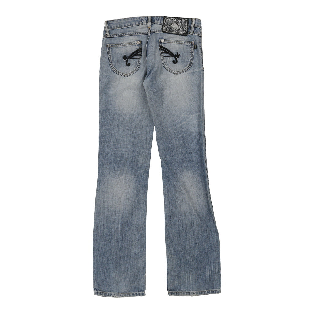 Just Cavalli Jeans - 30W UK 6 Light Wash Cotton Refurbished - Thrifted (note: this is a term often used to describe second- refurbished available on Cerqular