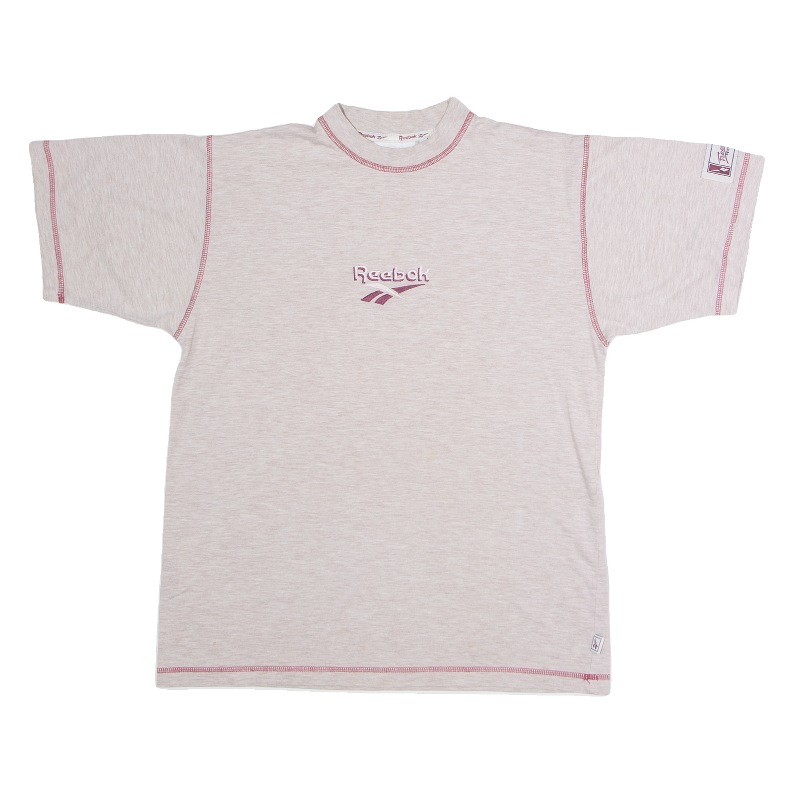 REEBOK Mens T-Shirt Beige S Refurbished - N/A refurbished available on Cerqular