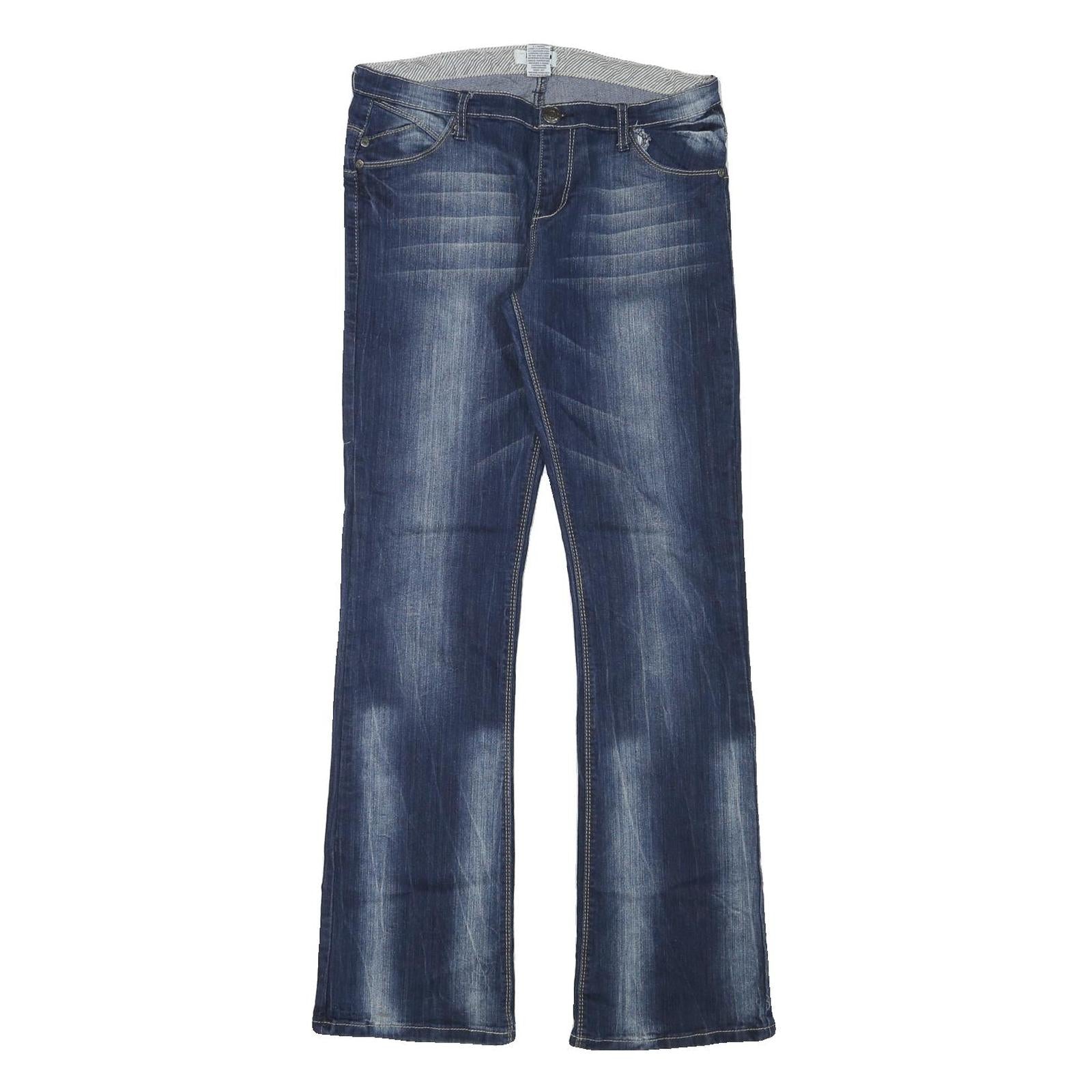 BLUE CRUSH Womens Regular Fit Bootcut Denim Dark Jeans W30 L32 Faded Classic Refurbished - N/A refurbished available on Cerqular
