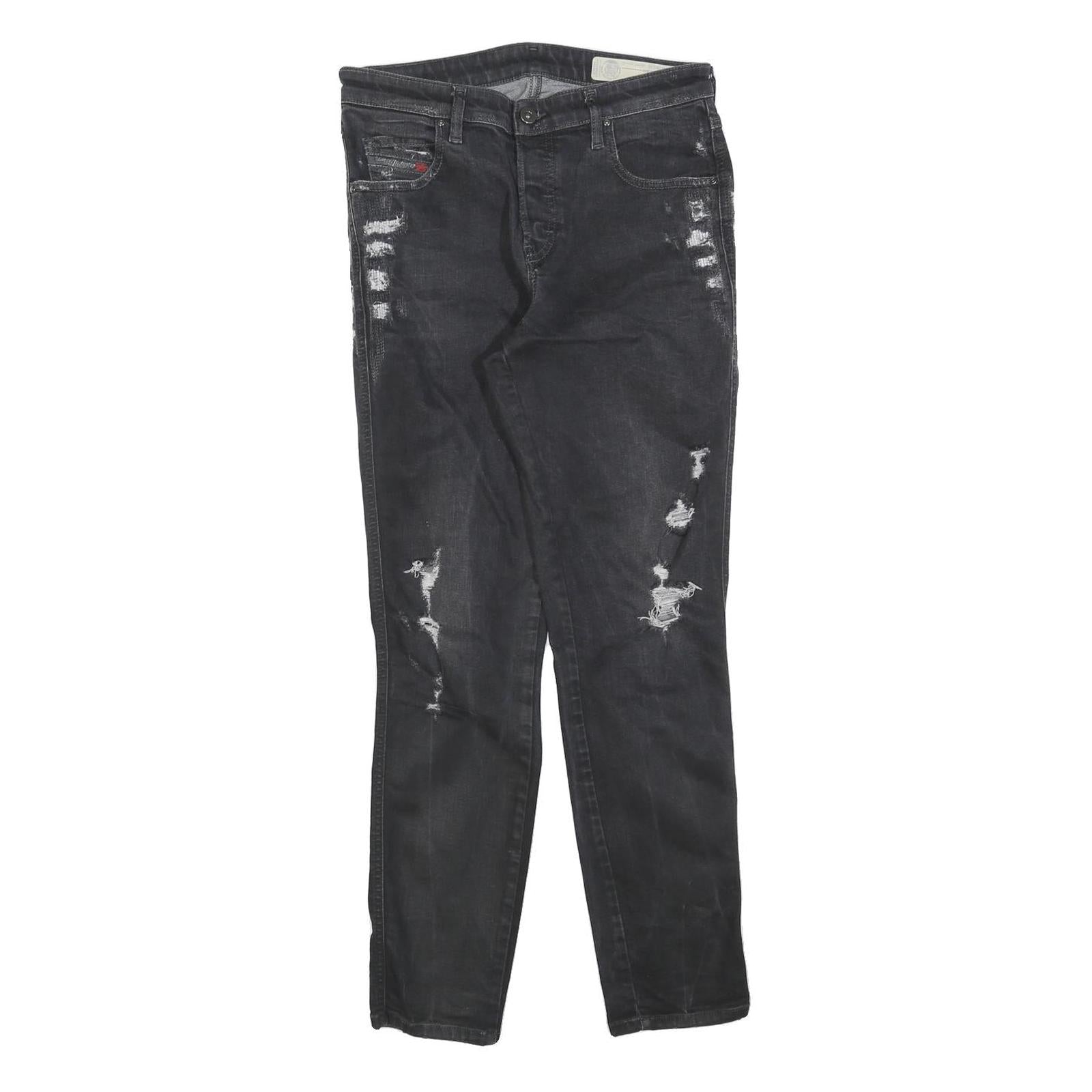 DIESEL Womens Jeans Black Slim Skinny Denim Medium W29 L29 Distressed Refurbished - N/A refurbished available on Cerqular