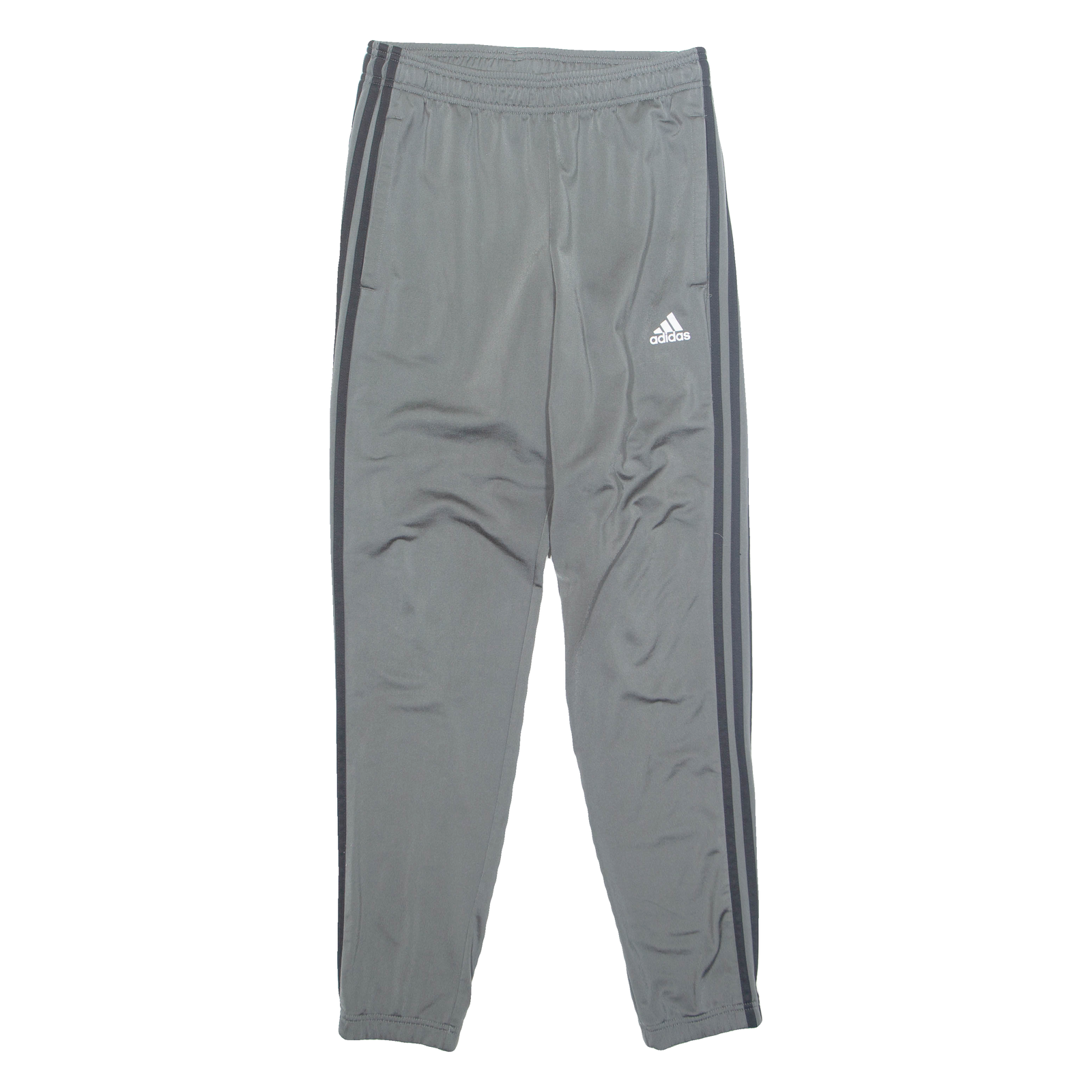 ADIDAS Mens Track Pants Grey Tapered S W27 L30 Refurbished - N/A refurbished available on Cerqular