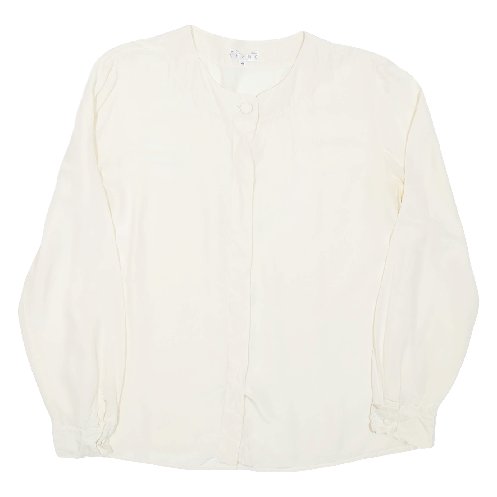 Womens Blouse Beige Long Sleeve L Refurbished - N/A refurbished available on Cerqular