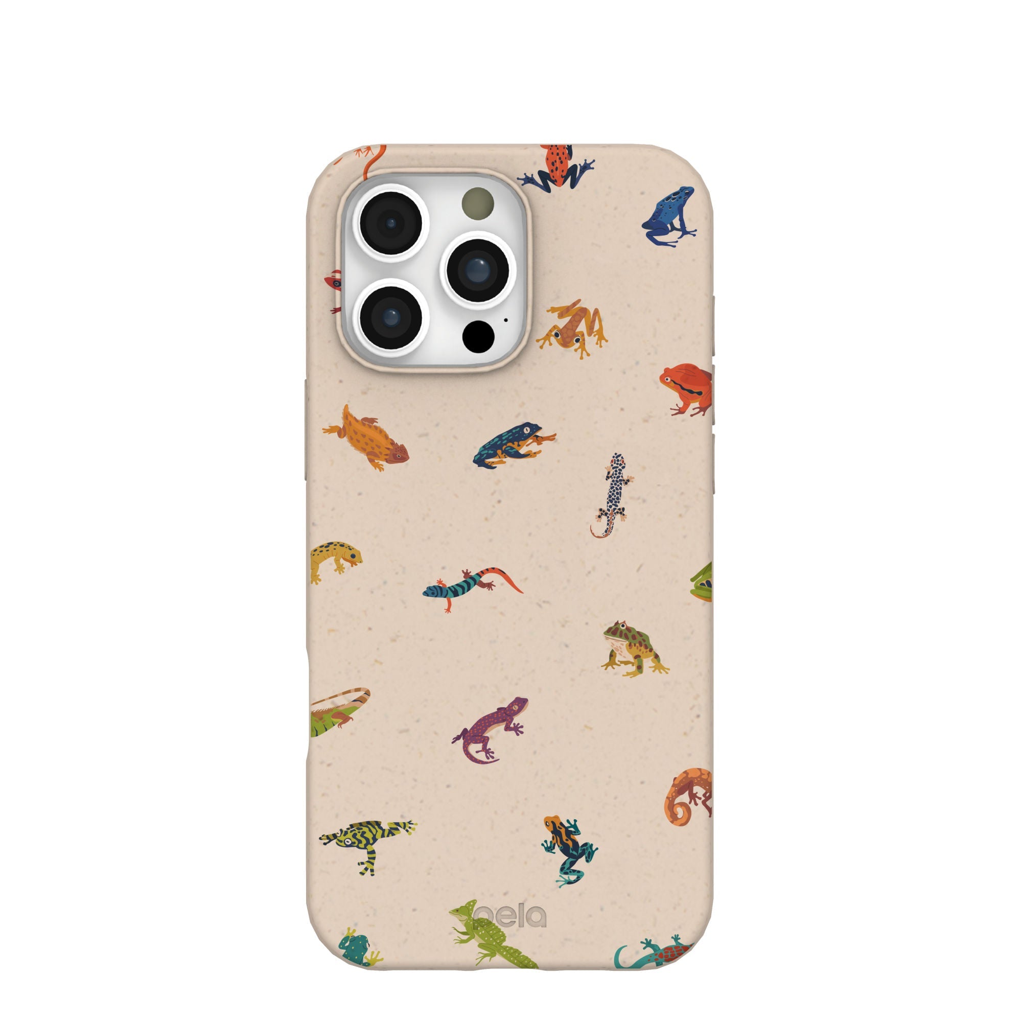 Seashell Tiny Amphibians iPhone 16 Pro Max Case Refurbished - Pela Case refurbished available on Cerqular
