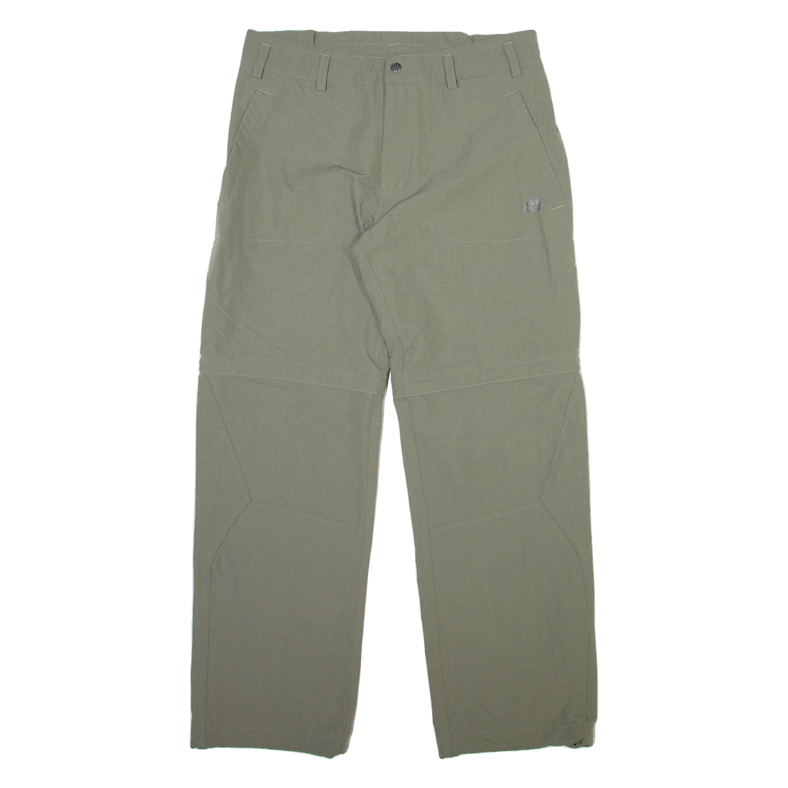 ADIDAS Detachable Legs Mens Trousers Grey Regular Straight W30 L30 Refurbished - N/A refurbished available on Cerqular