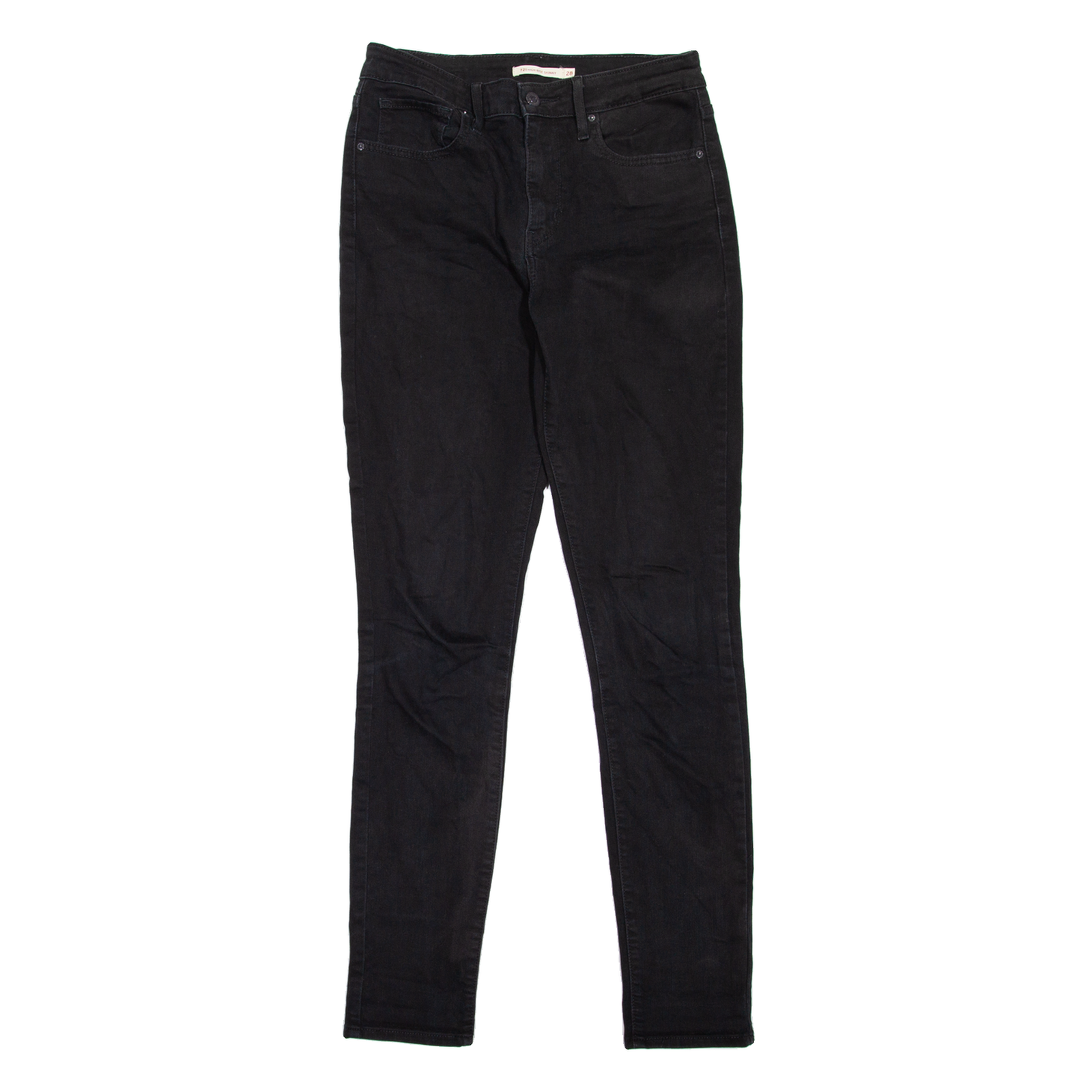 LEVI'S 721 High Rise Womens Jeans Black Slim Skinny W28 L32 Refurbished - N/A refurbished available on Cerqular