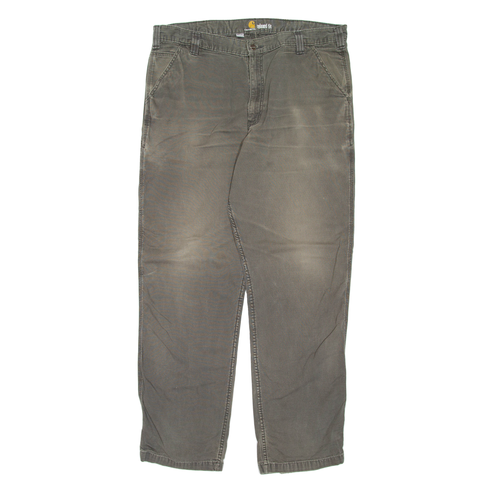 CARHARTT Mens Trousers Grey Relaxed Straight W40 L34 Refurbished - N/A refurbished available on Cerqular