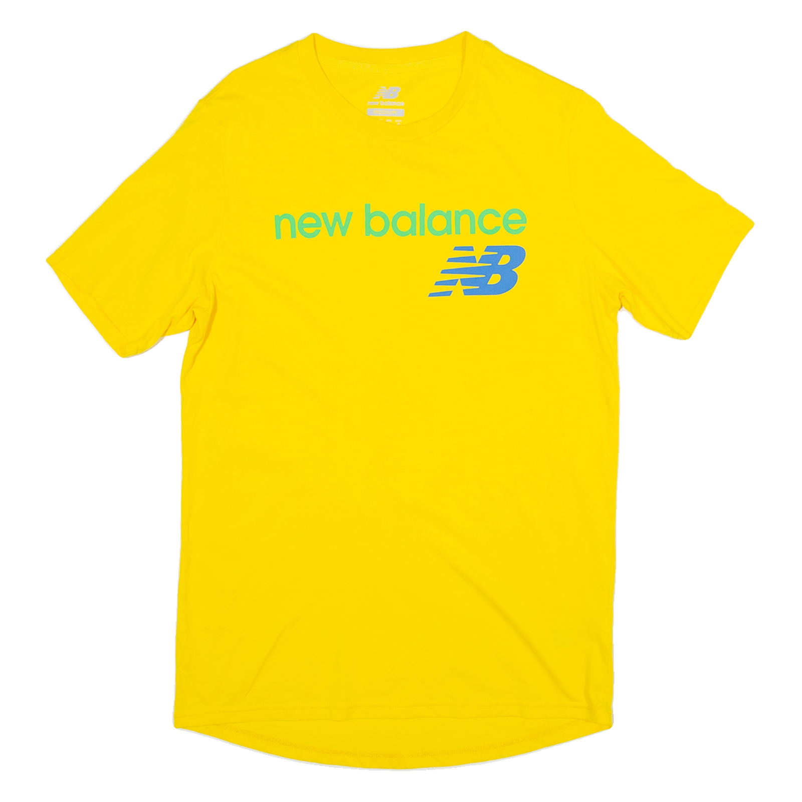 NEW BALANCE Womens T-Shirt Yellow M Refurbished - N/A refurbished available on Cerqular