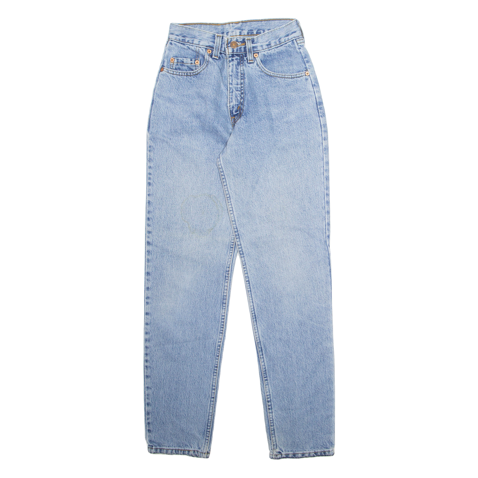 LEVI'S Womens Jeans Blue Regular Tapered W24 L29 Refurbished - N/A refurbished available on Cerqular