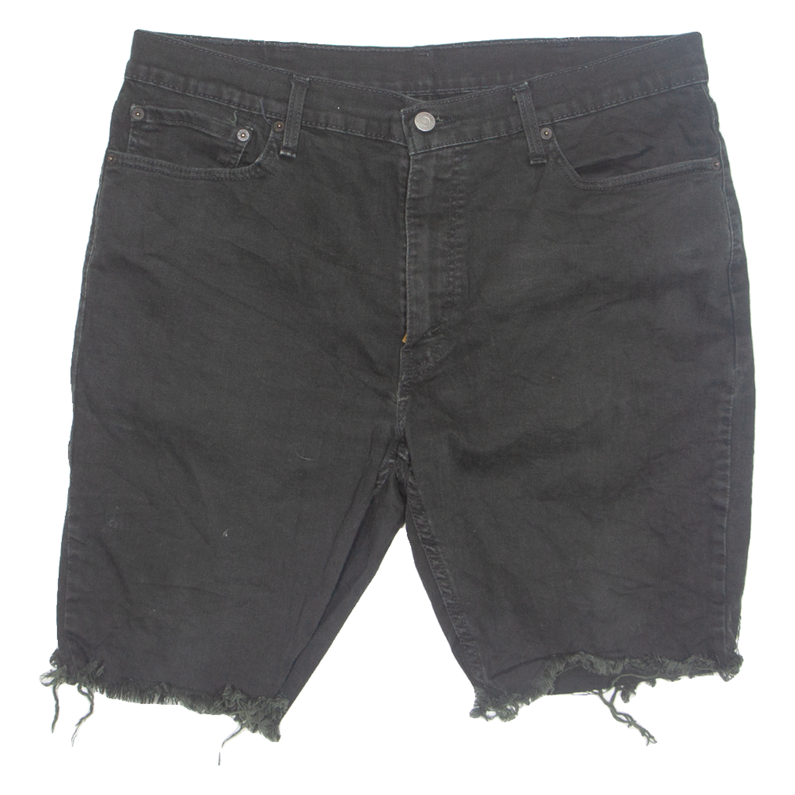 LEVI'S Cut Off 511 Mens Denim Shorts Black XL W38 Refurbished - N/A refurbished available on Cerqular
