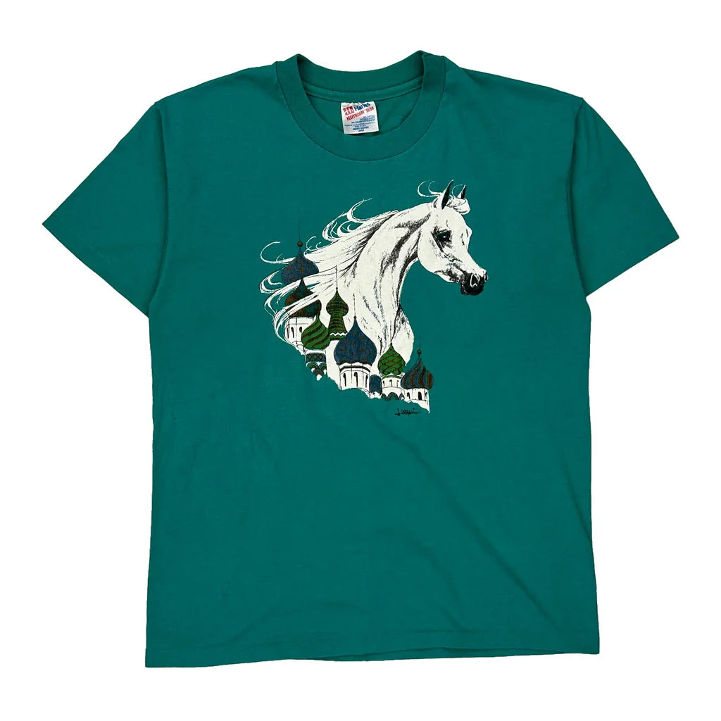 Buy Hanes Single Stitch T-Shirt - Large Green Cotton Blend Refurbished - $19.15 Hanes Single Stitch T-Shirt - Large Green Cotton Blend Refurbished - Thrifted (note: this is a term often used to describe second- refurbished available on Cerqular