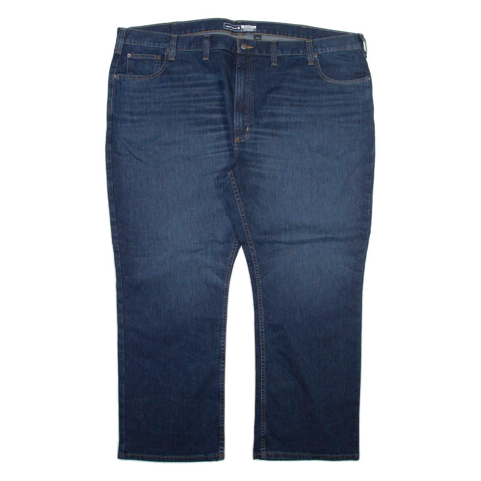 CARHARTT Mens Jeans Blue Relaxed Straight W50 L30 Refurbished - N/A refurbished available on Cerqular