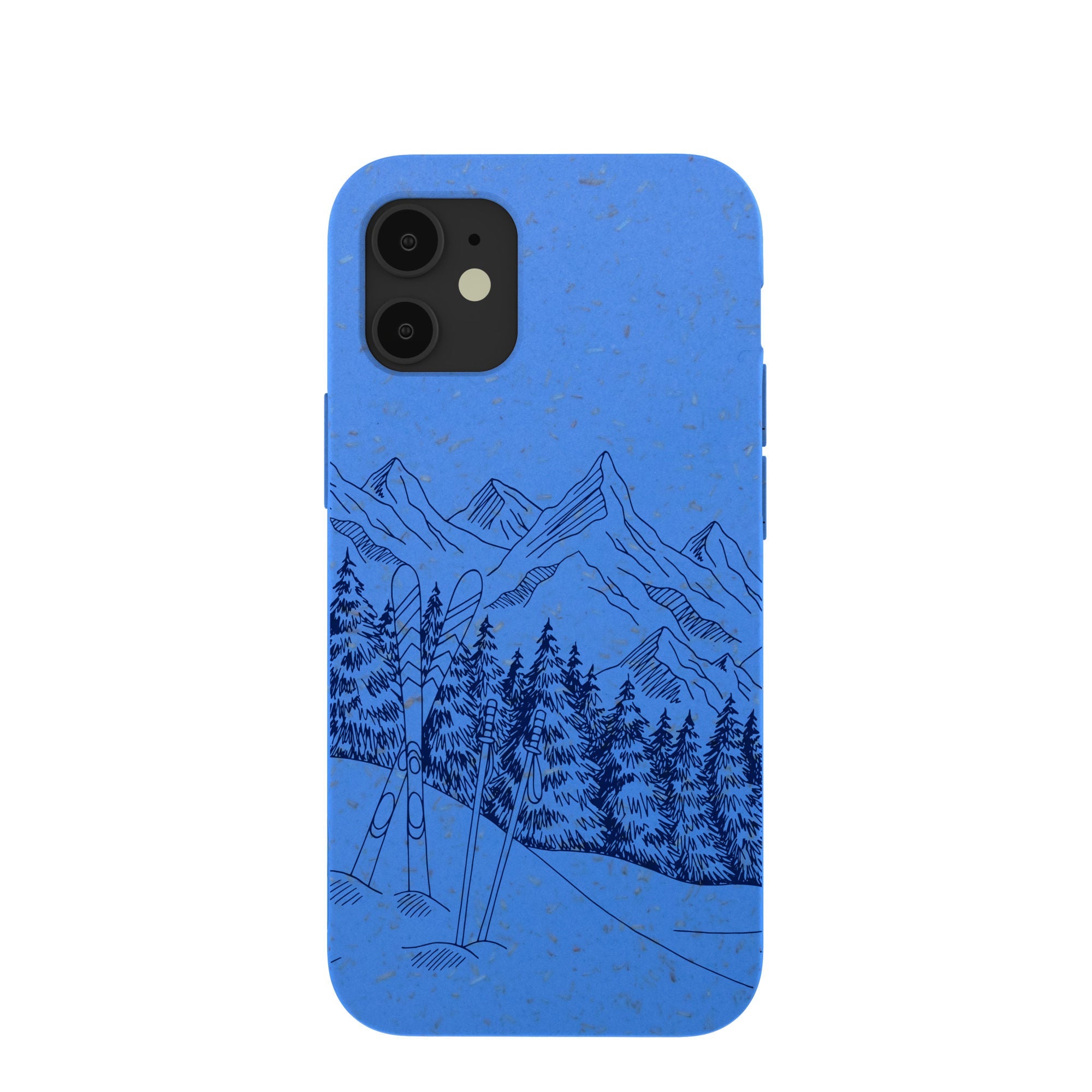 Buy Electric Blue Backcountry Ski iPhone 12 Mini Case Refurbished - $52.00 Electric Blue Backcountry Ski iPhone 12 Mini Case Refurbished - Pela Case refurbished available on Cerqular