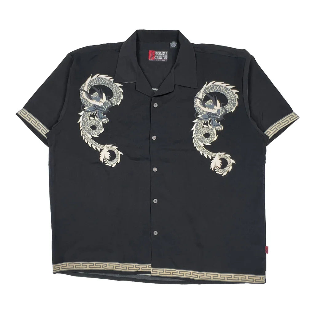 Buy Pineapple Connection Hawaiian Shirt - 2XL Black Polyester Refurbished - $57.61 Pineapple Connection Hawaiian Shirt - 2XL Black Polyester Refurbished - Thrifted (note: this is a term often used to describe second- refurbished available on Cerqular