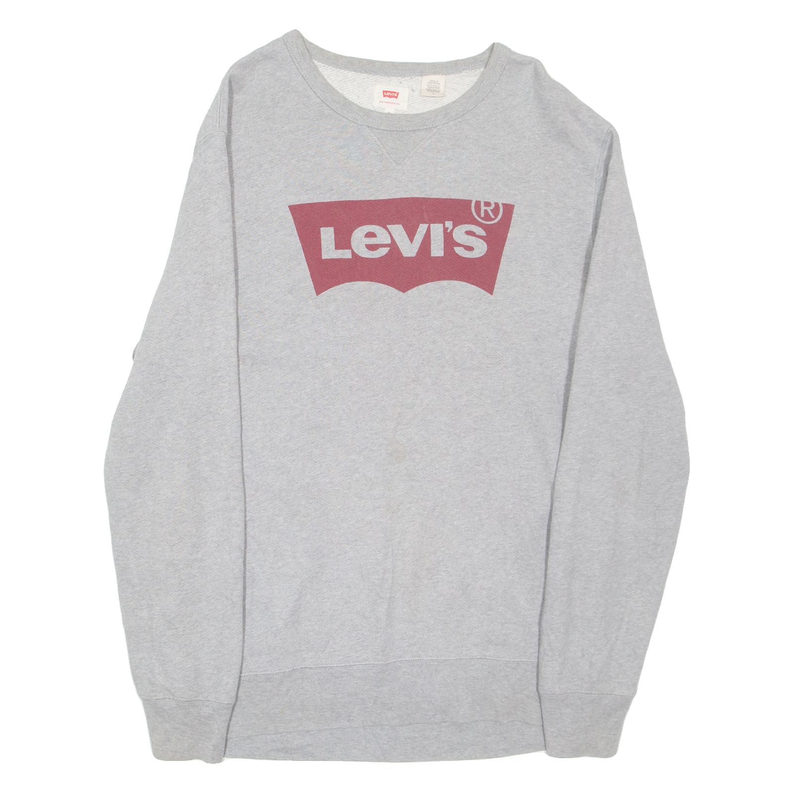 LEVI'S Mens Sweatshirt Grey M Refurbished - N/A refurbished available on Cerqular
