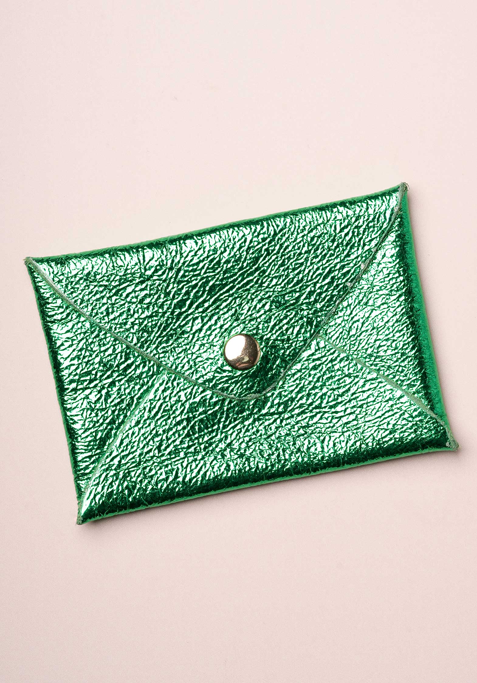 Pouch Origami Porte Ca Green | Color: GREEN | Size: U Refurbished - Rue Madame is a known brand, and the standardized name is " refurbished available on Cerqular
