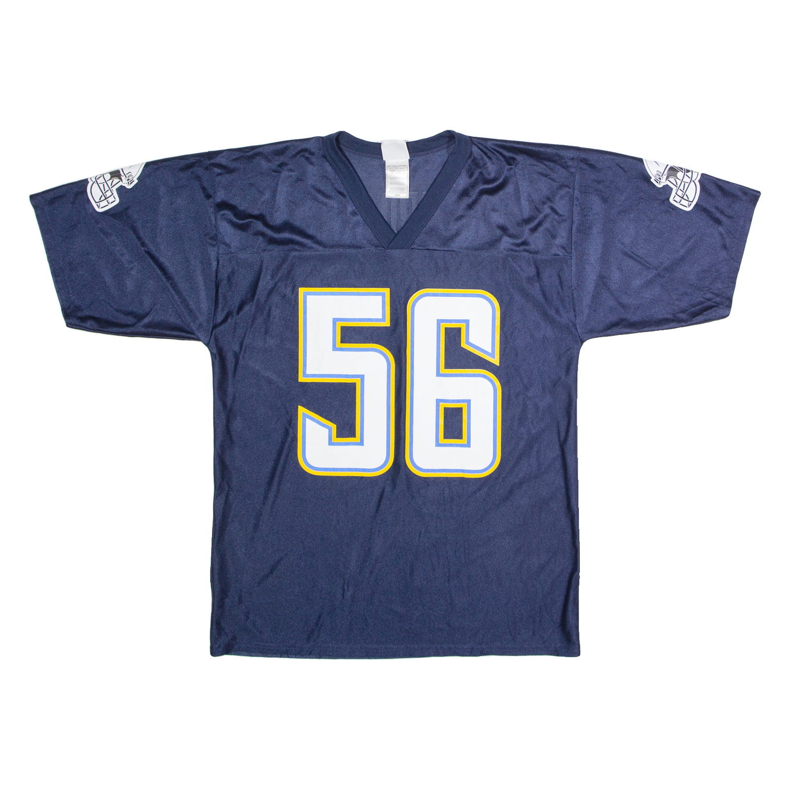 NFL San Diego Chargers Home #56 Merriman Mens Jersey Blue USA V-Neck M Refurbished - N/A refurbished available on Cerqular